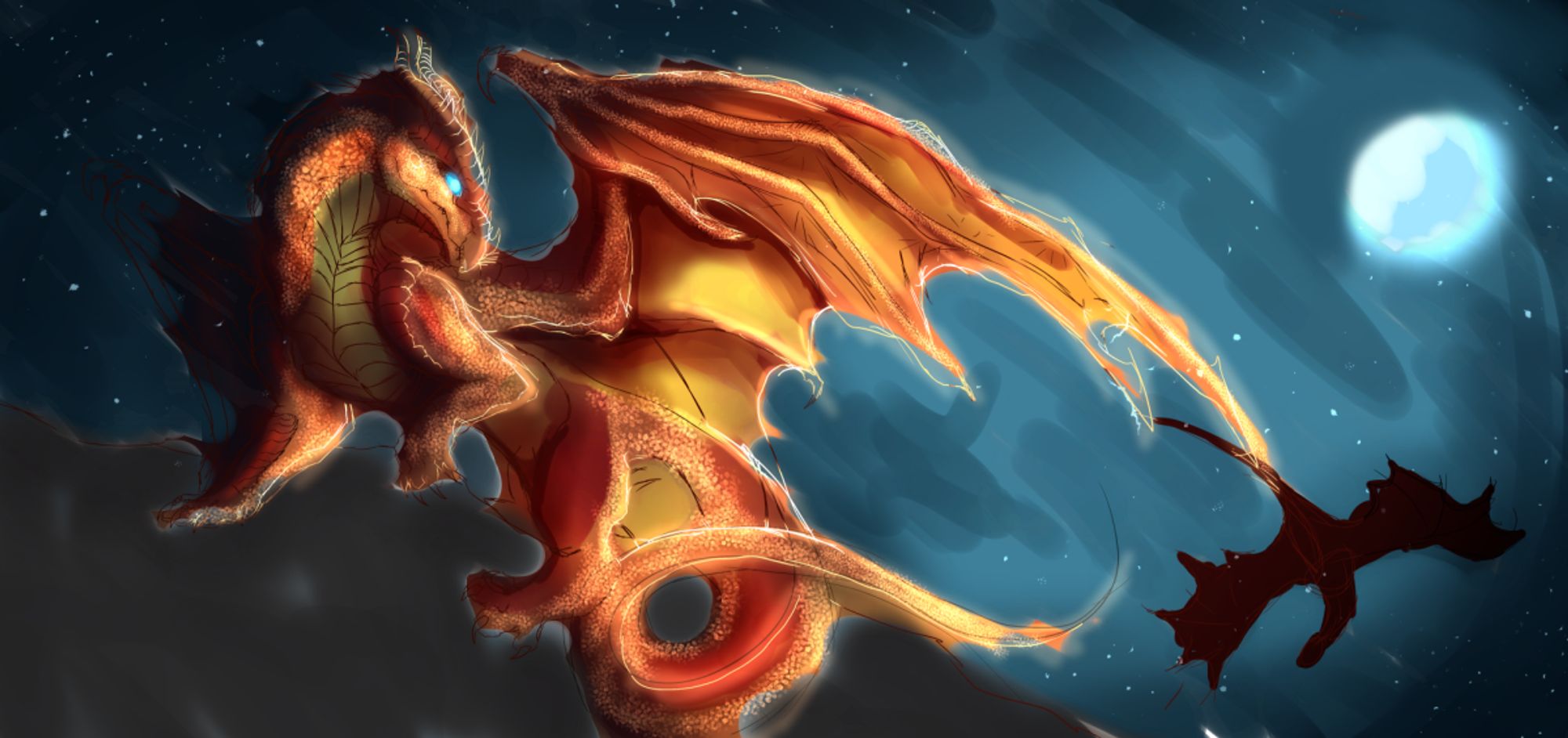 A dragon from the wings of fire series