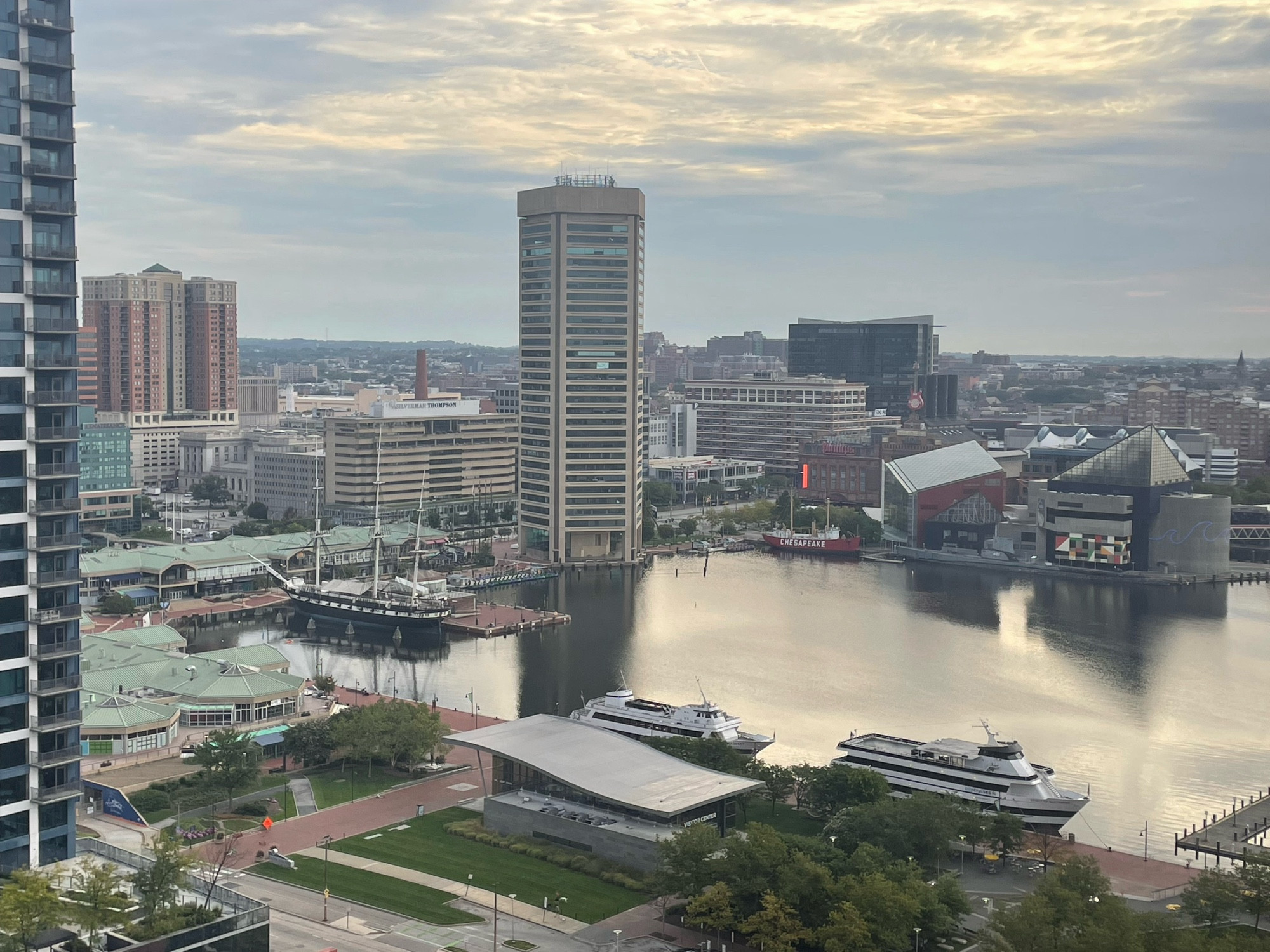 Photo of Baltimore’s inner harbor