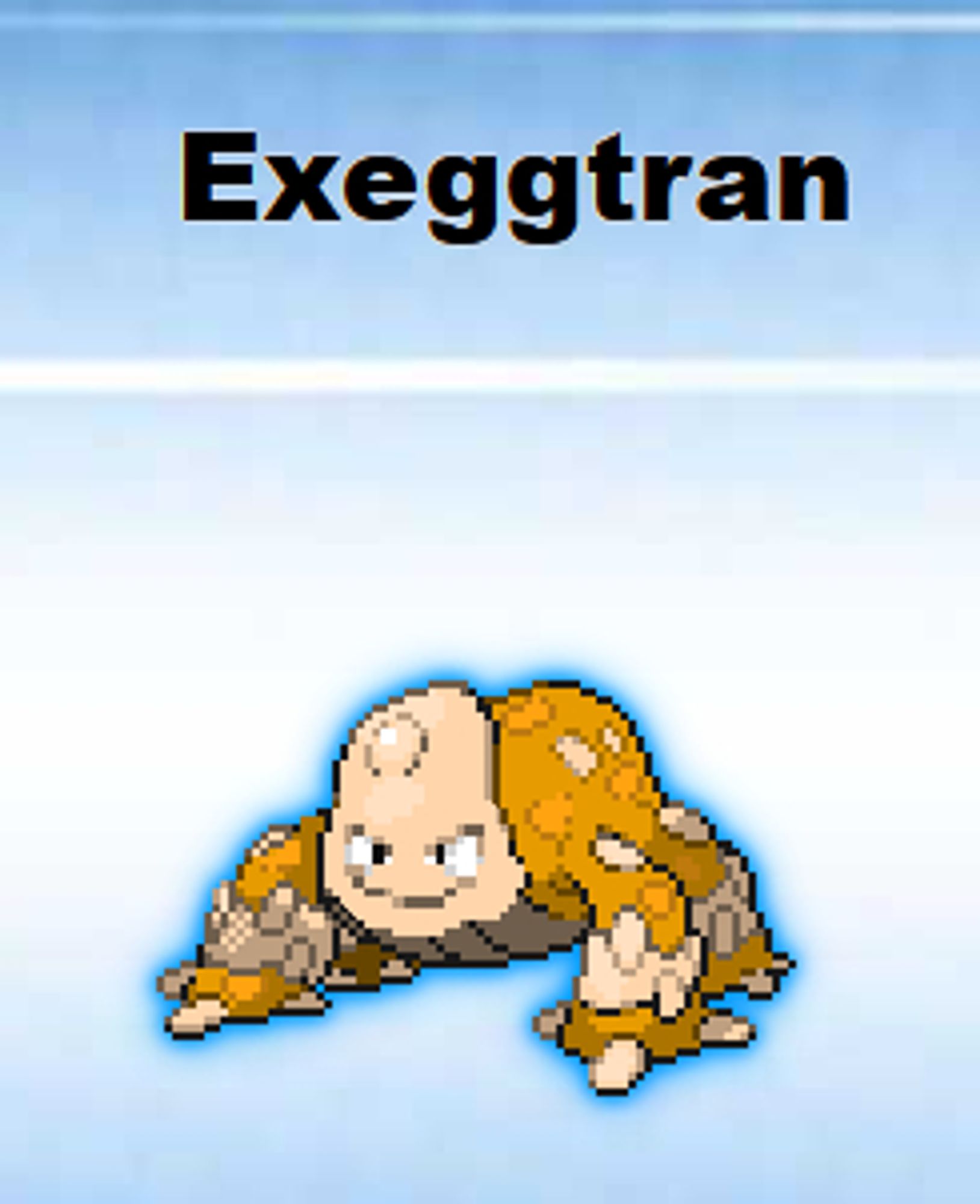 fusion of exeggcute and heatran called "Exeggtran"