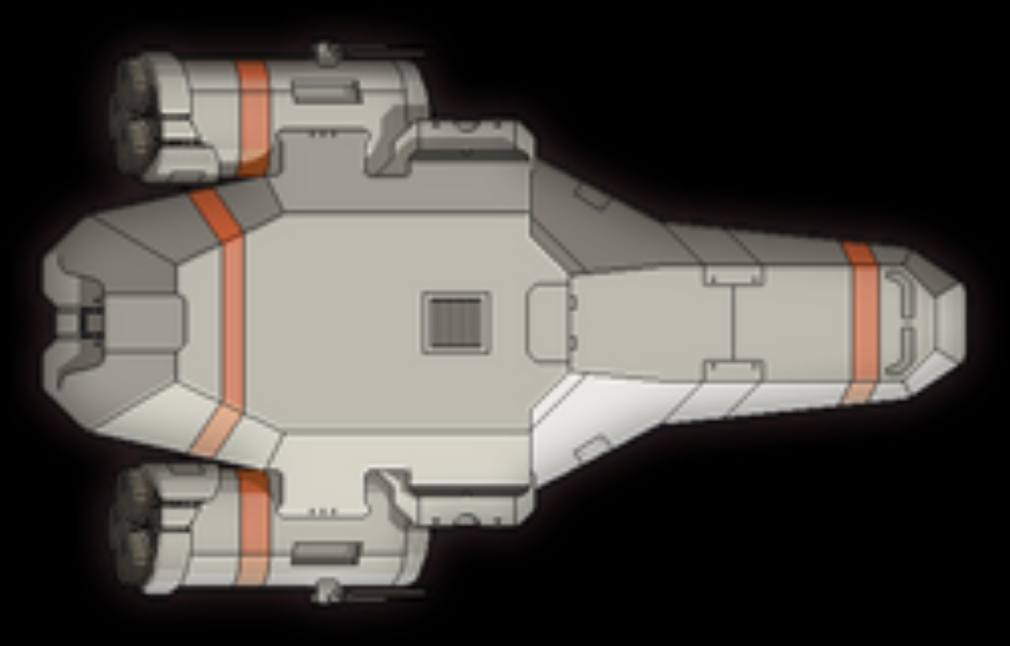 Le Kestrel Cruiser, premier vaisseau de FTL