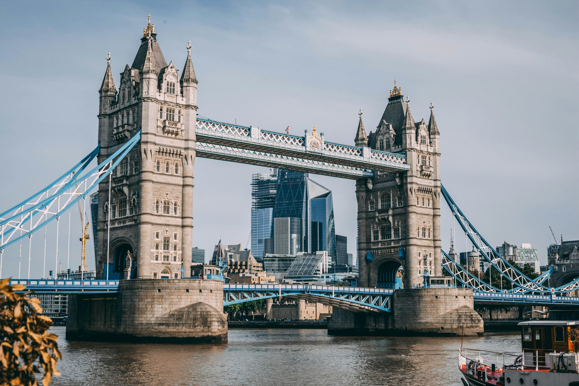 Tower Bridge in London. Photo by Charles Postiaux on Unsplash.