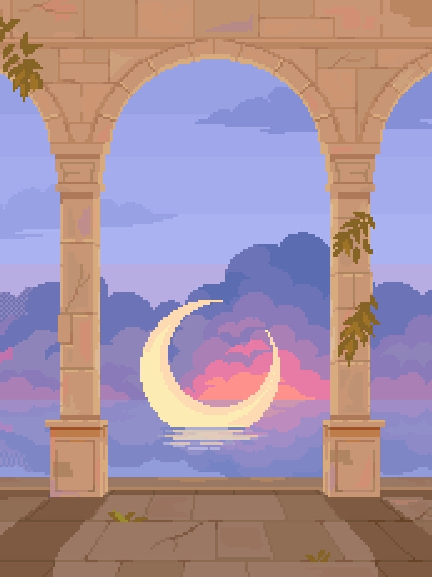 Pixel art illustration