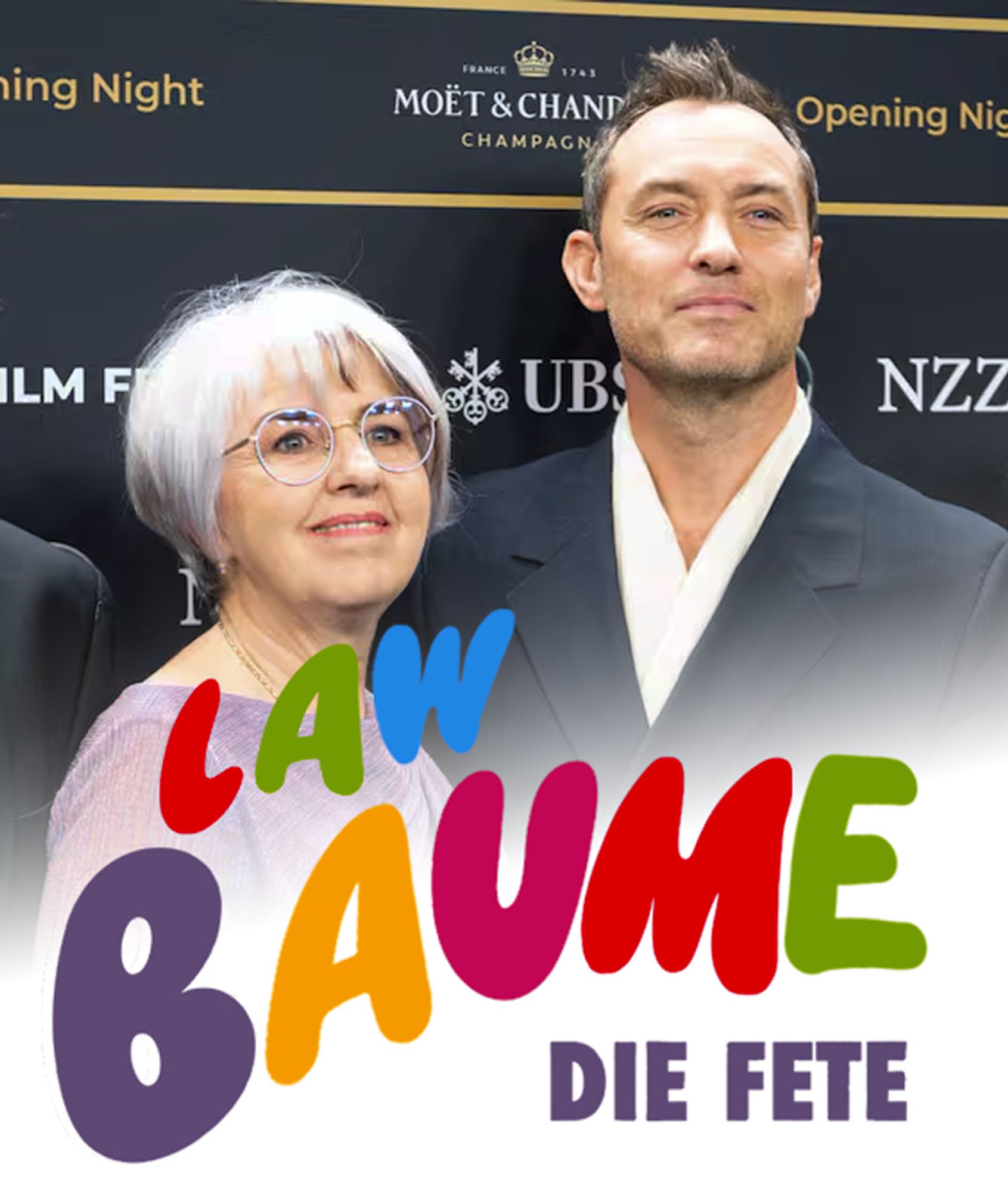 Bundesrätin Elisabeth Baume-Schneider und Schauspieler Jude Law am Zurich Film Festival 2024