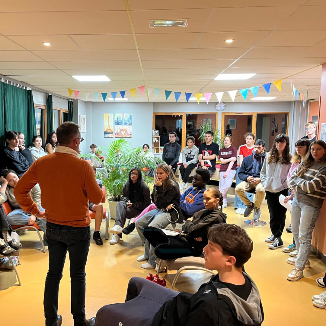 Élections 2024 des représentants des internes au lycée Louis-Bascan, à Rambouillet (78).