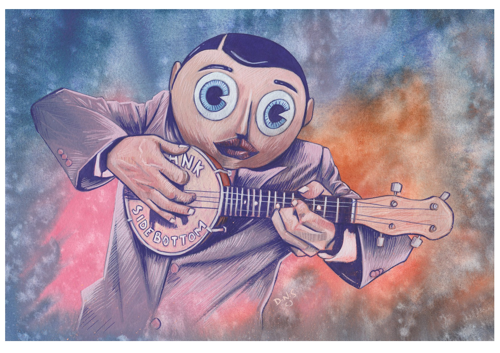 Frank Sidebottom Painting