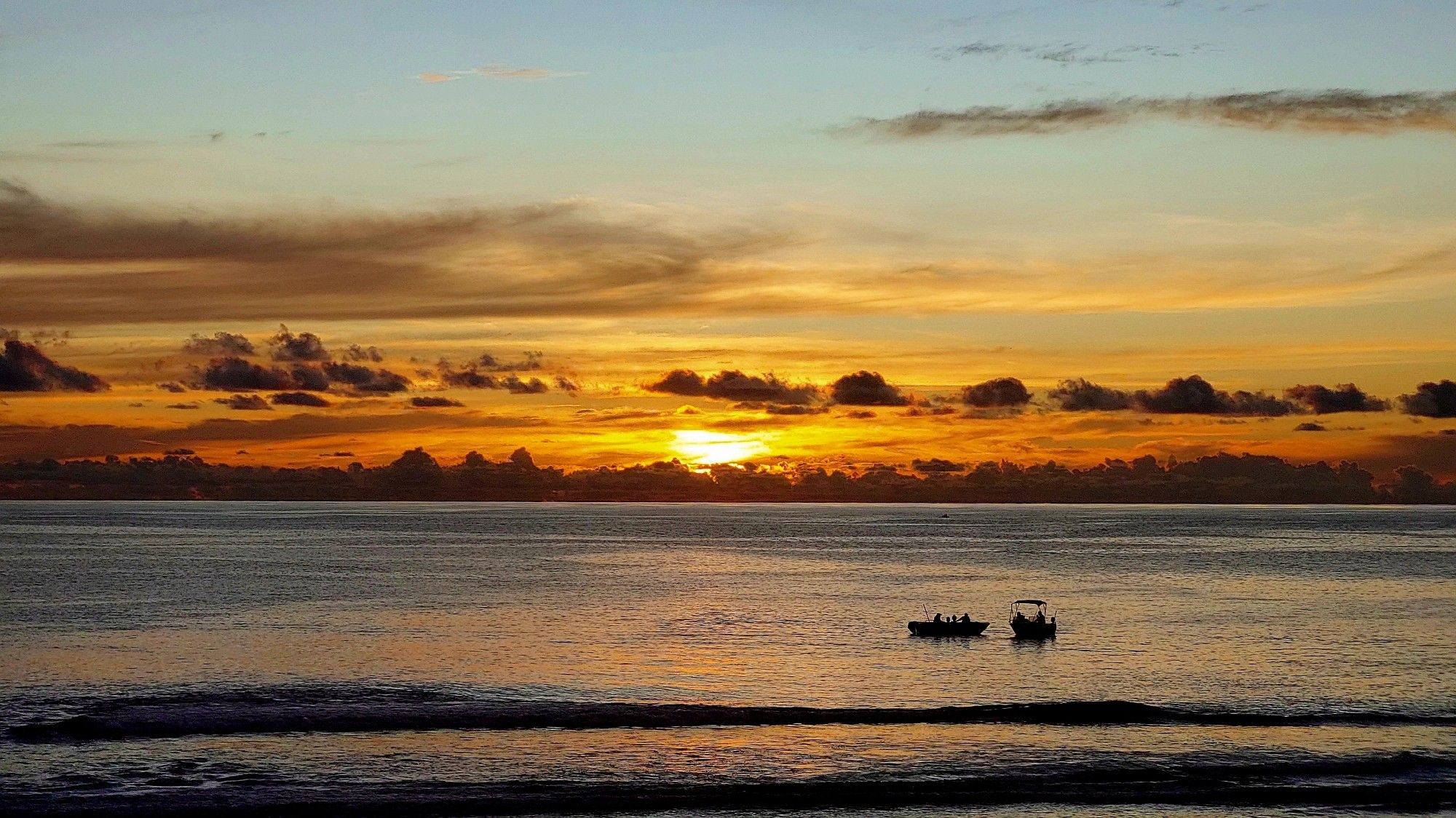 Sunset Nauru central pacific