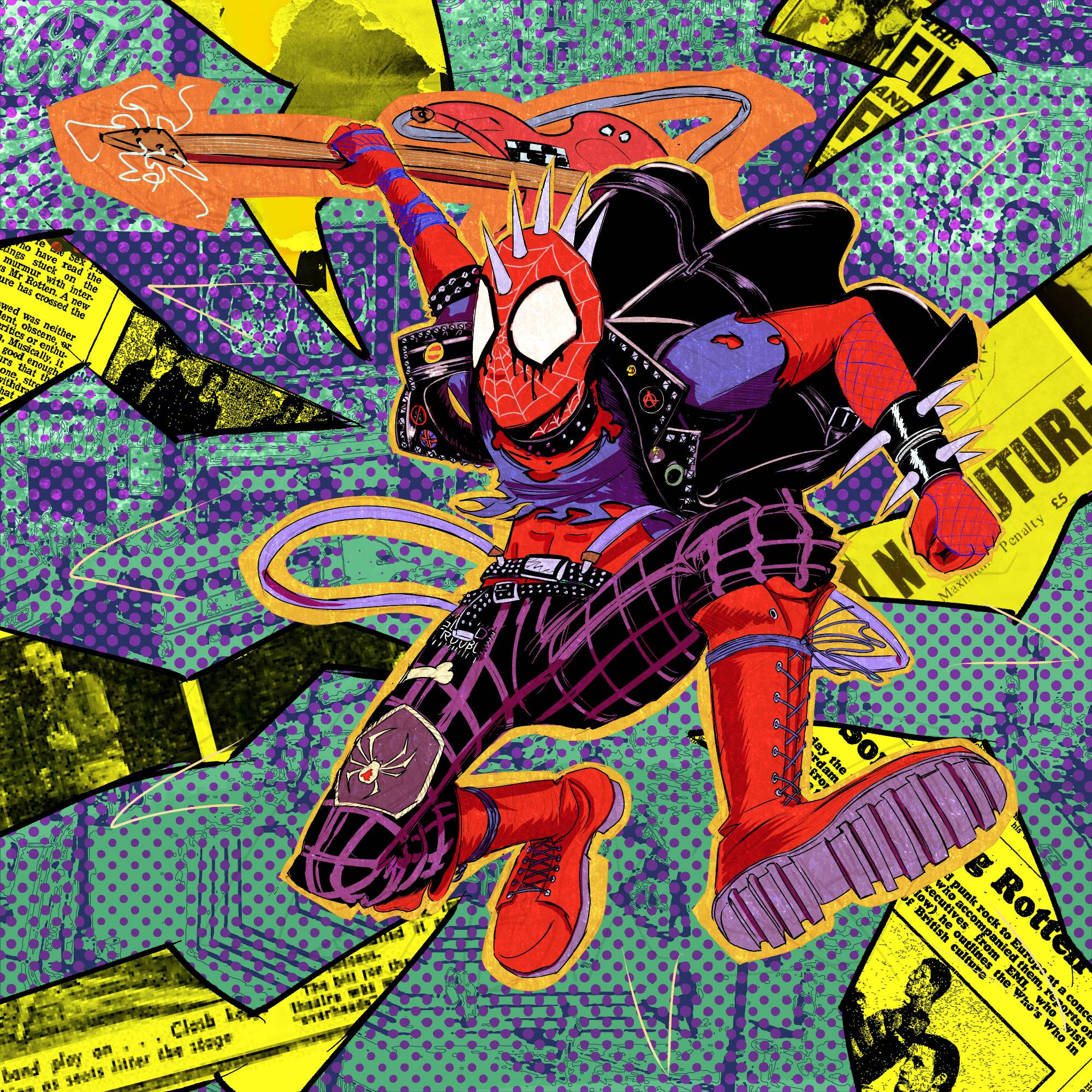 Spiderpunk fanart