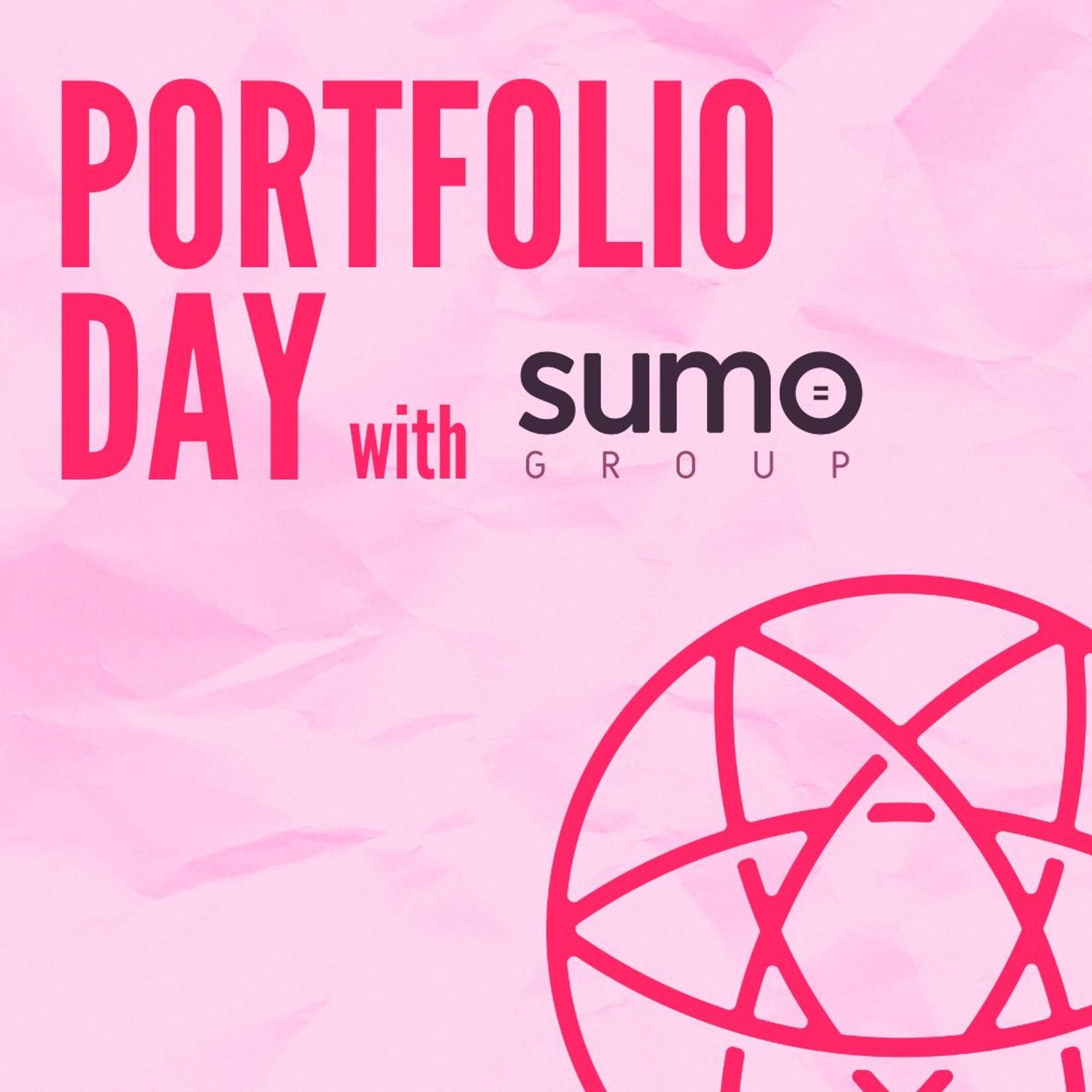 Portfolio Day with Sumo Group, followed by the Code Coven logo.