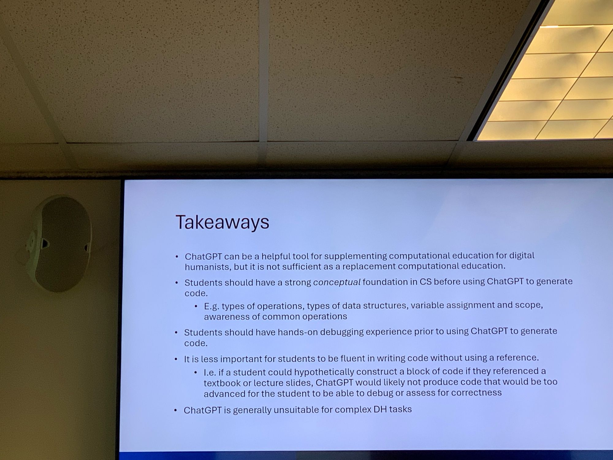 Natasha Johnson’s takeaways on testing ChatGPT on computational DH course tasks