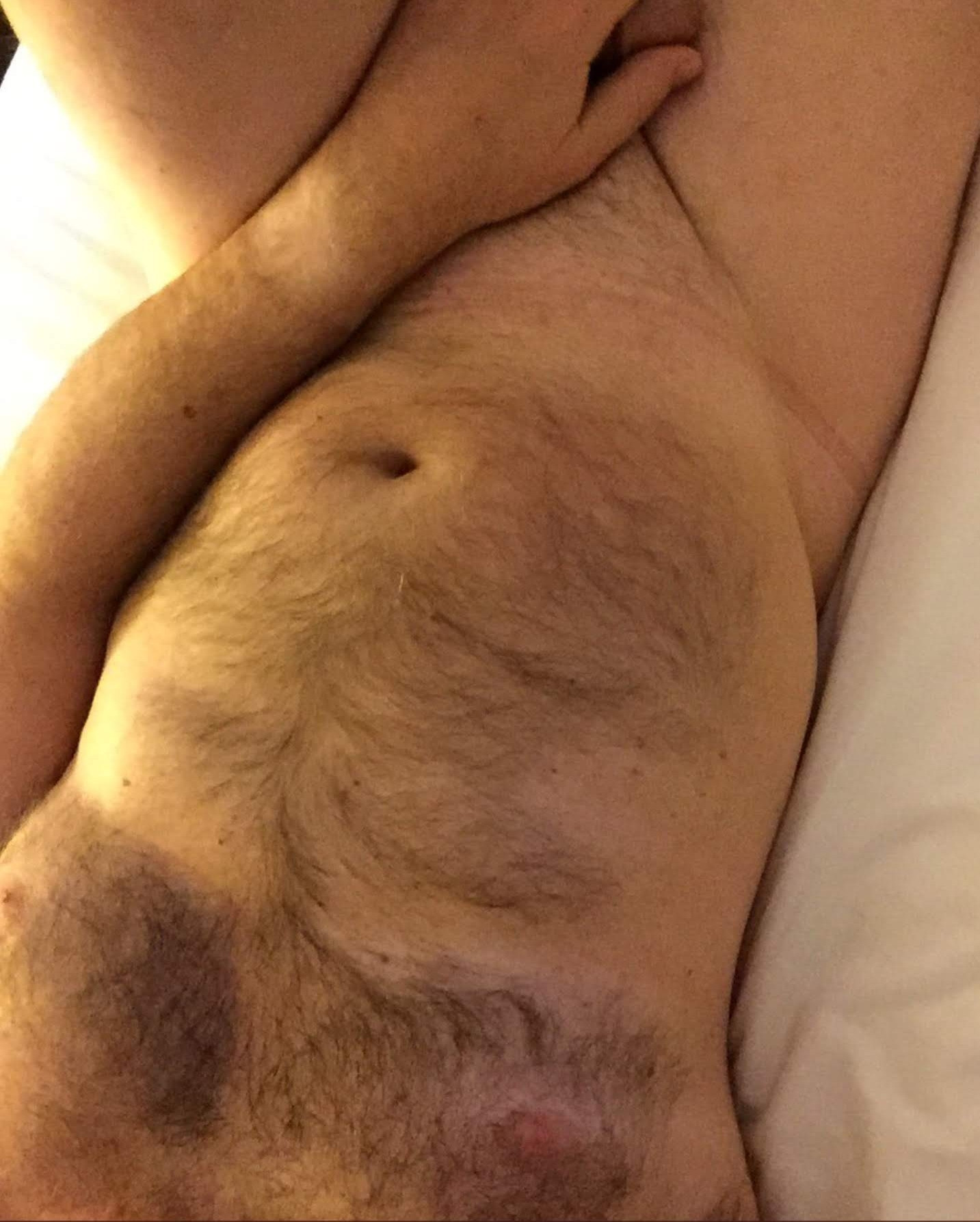 Furry Torso on bed 