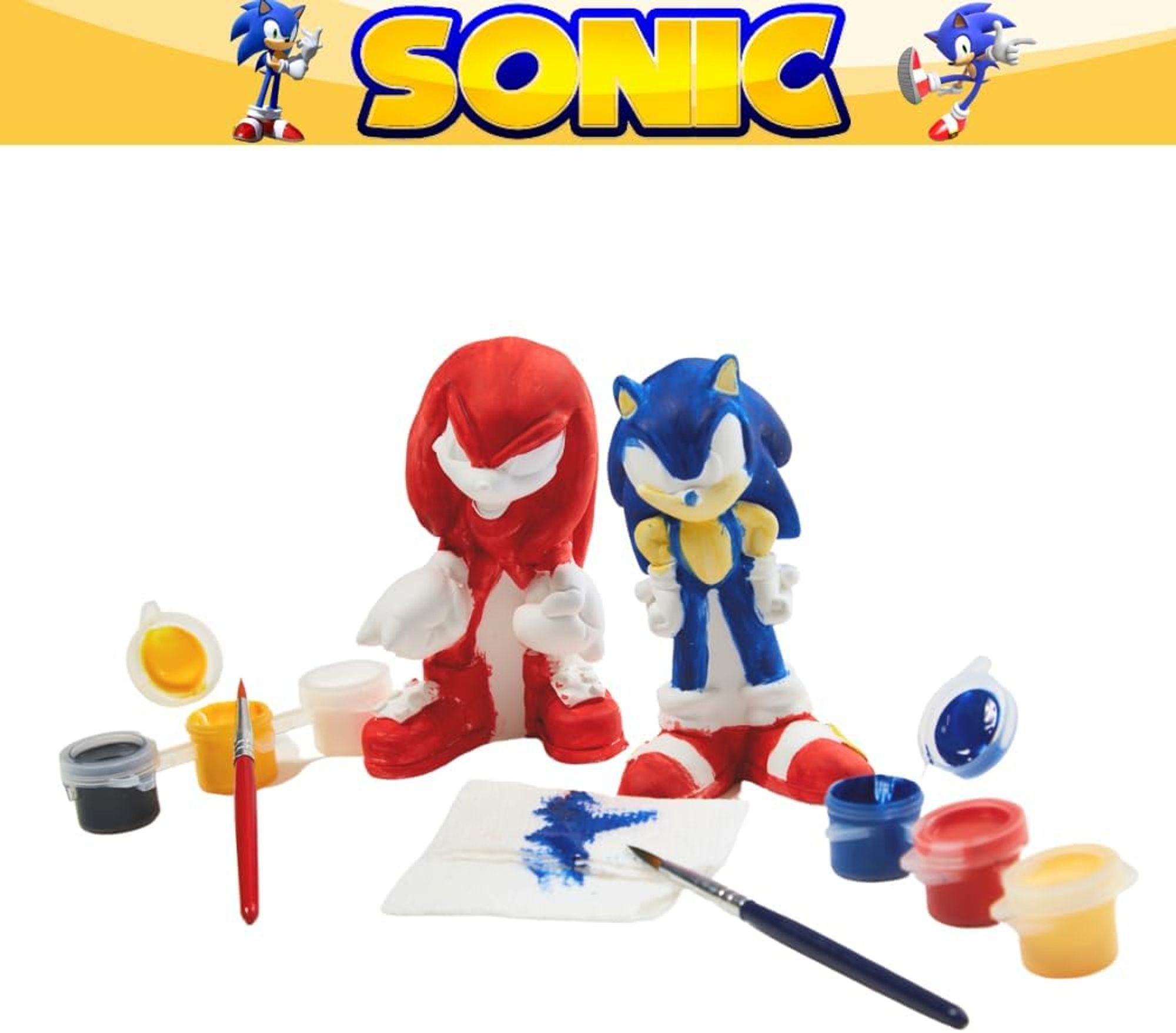 Innovative Designs Releasing Sonic the Hedgehog DIY Paint Your Own Figurines Pack