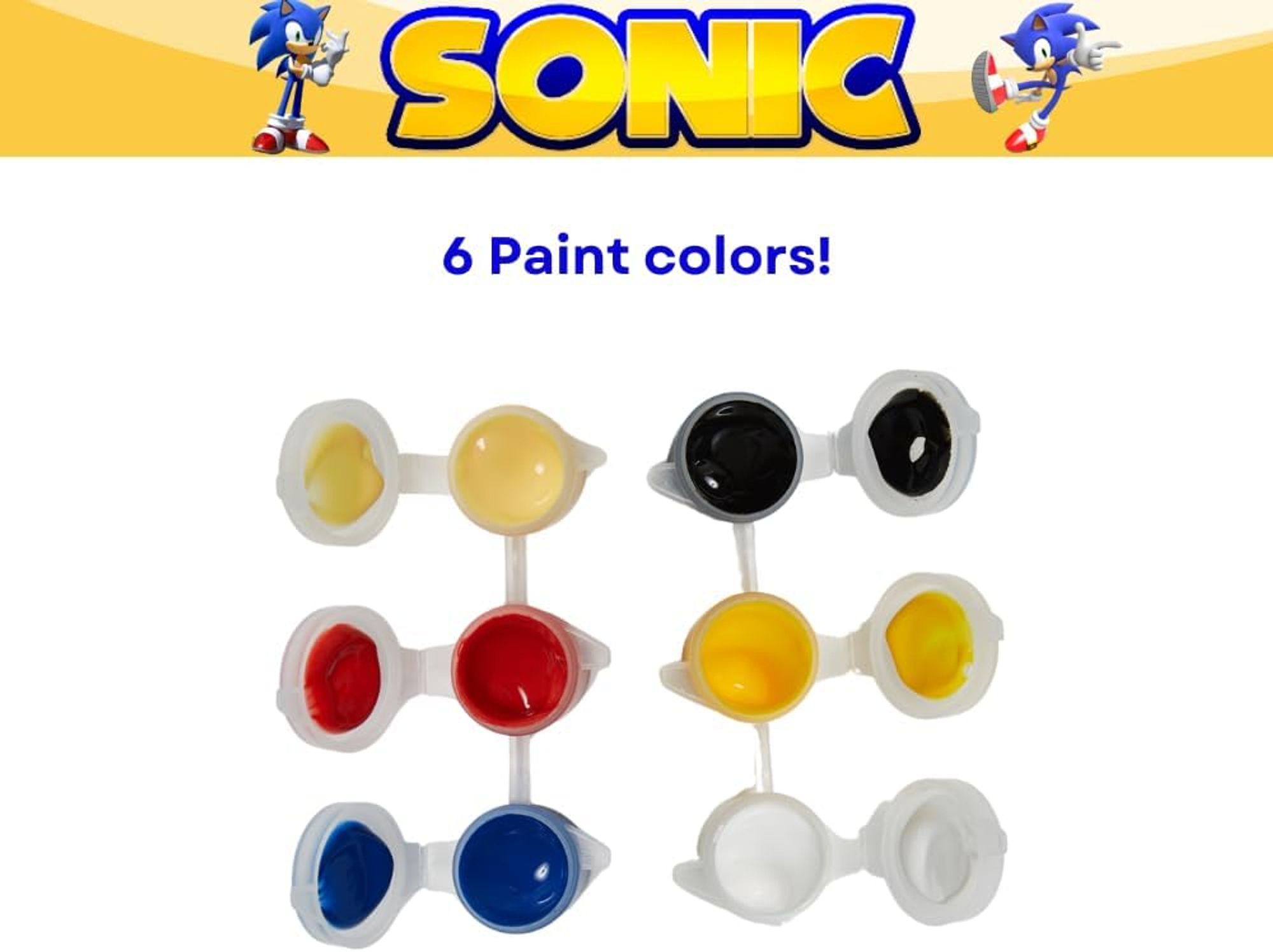 Innovative Designs Releasing Sonic the Hedgehog DIY Paint Your Own Figurines Pack