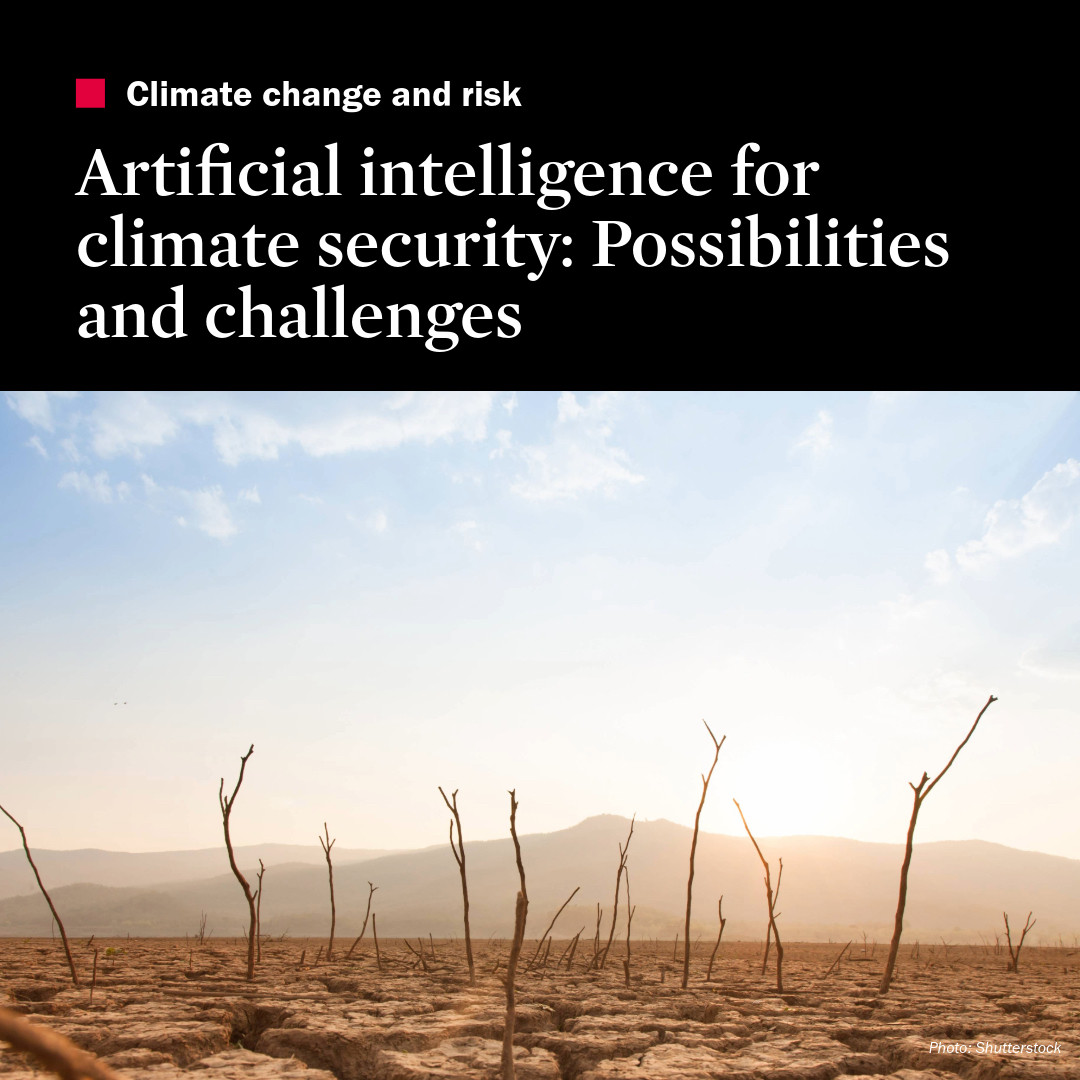 Artificial intelligence for climate security: Possibilities and challenges