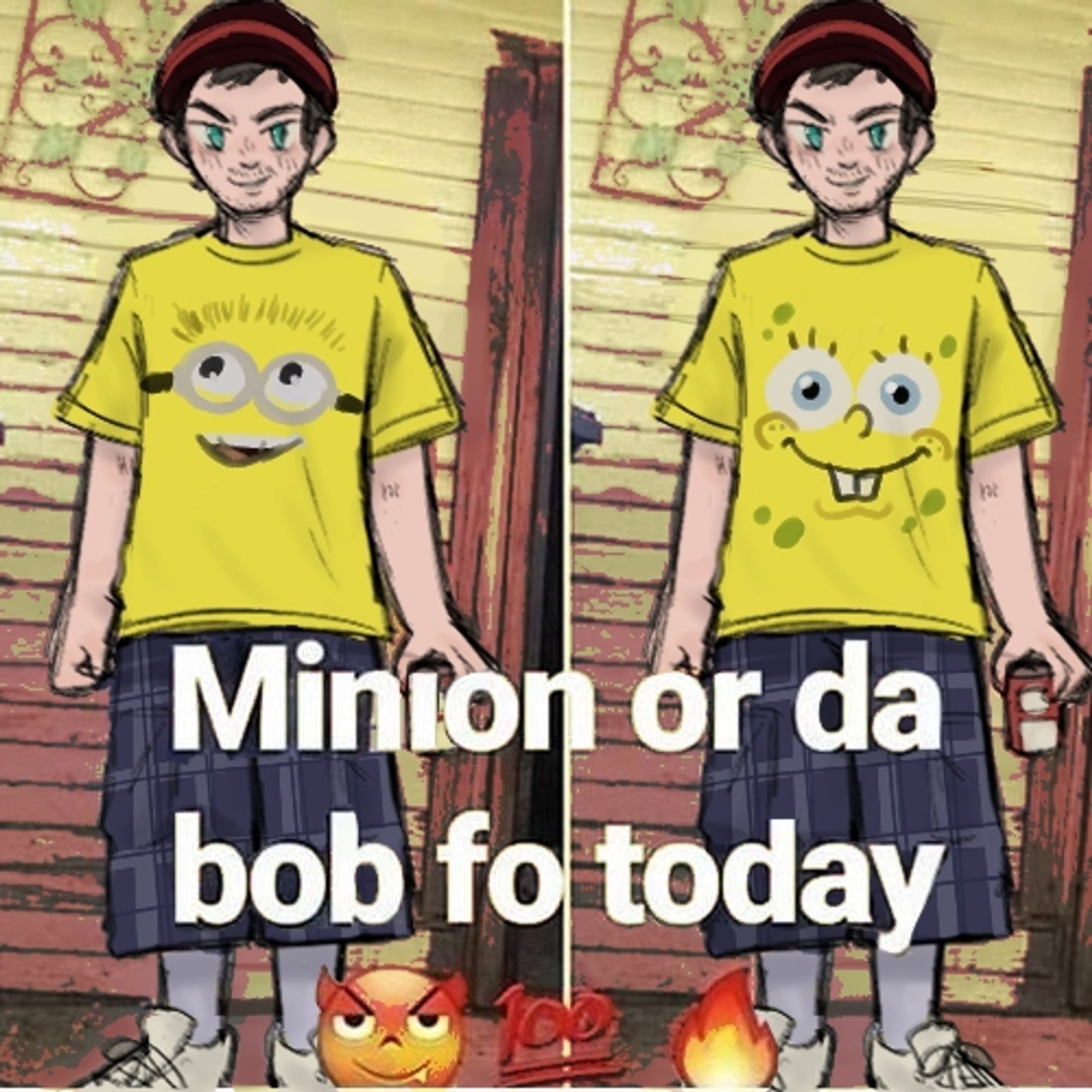 Jesse Pinkman in the meme Minion or da bob fo today t-shirt