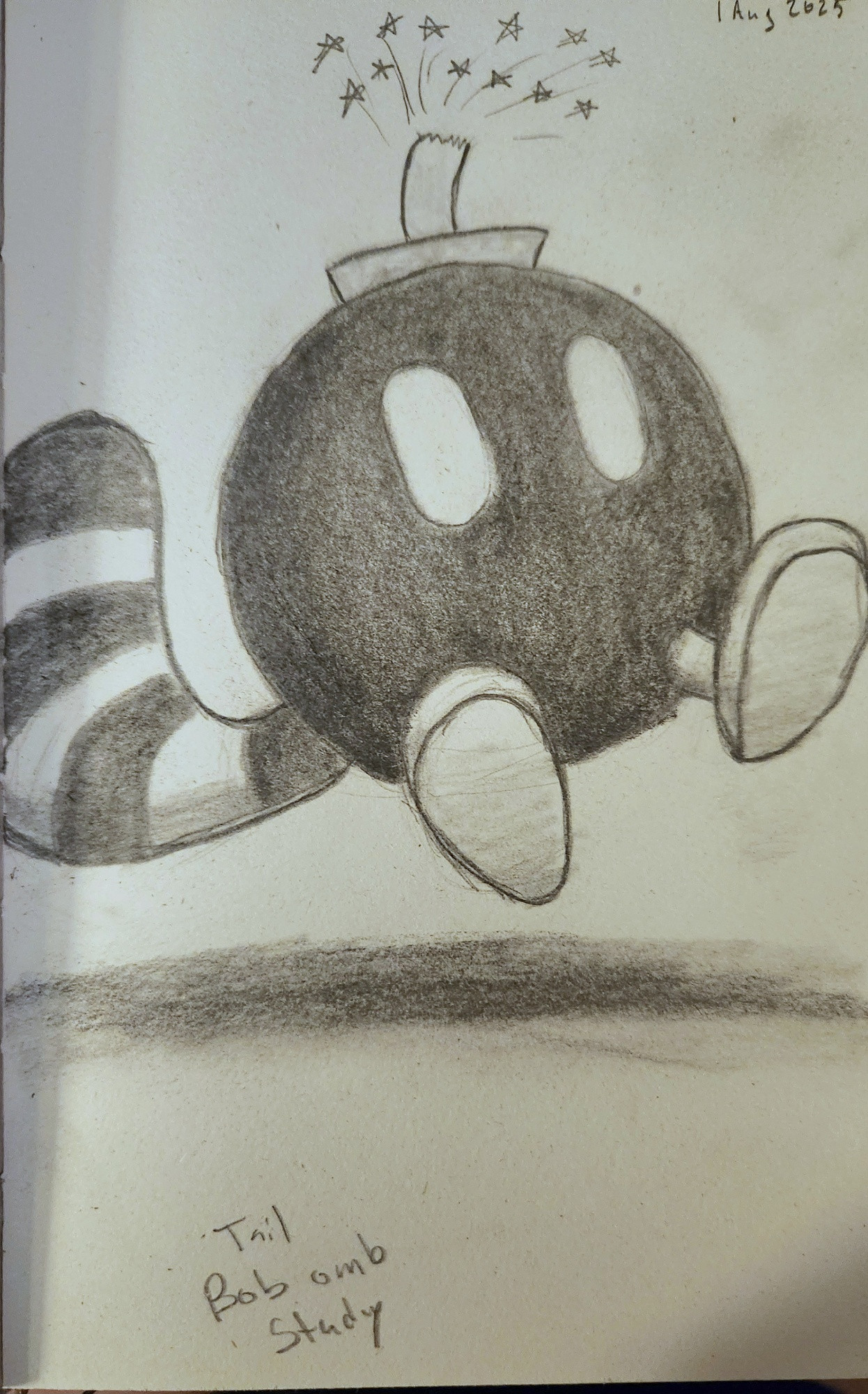 Tail Bobomb drawing 