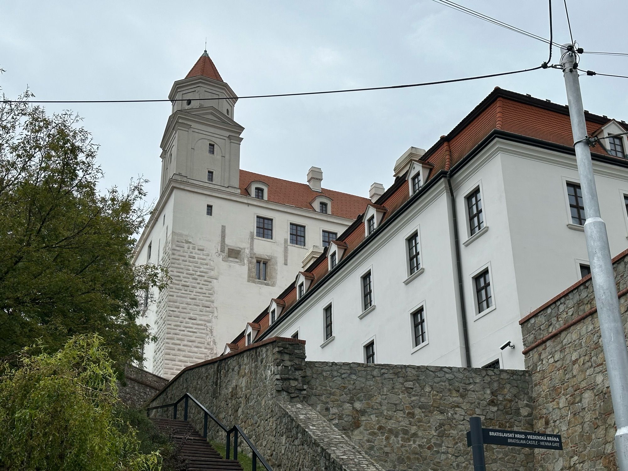 A tower from Bratislava Castle