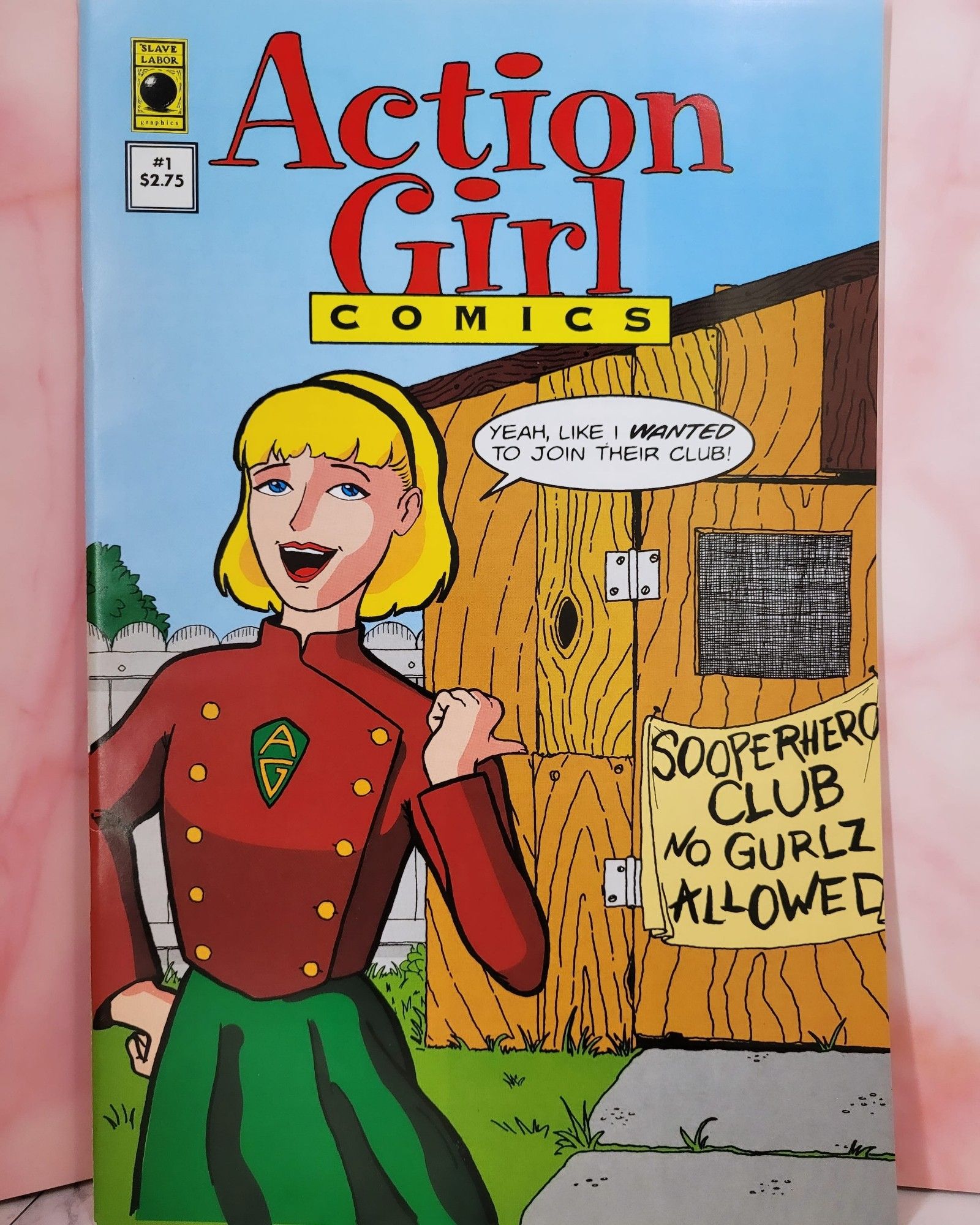 Front cover of Action Girl #1, 1996.