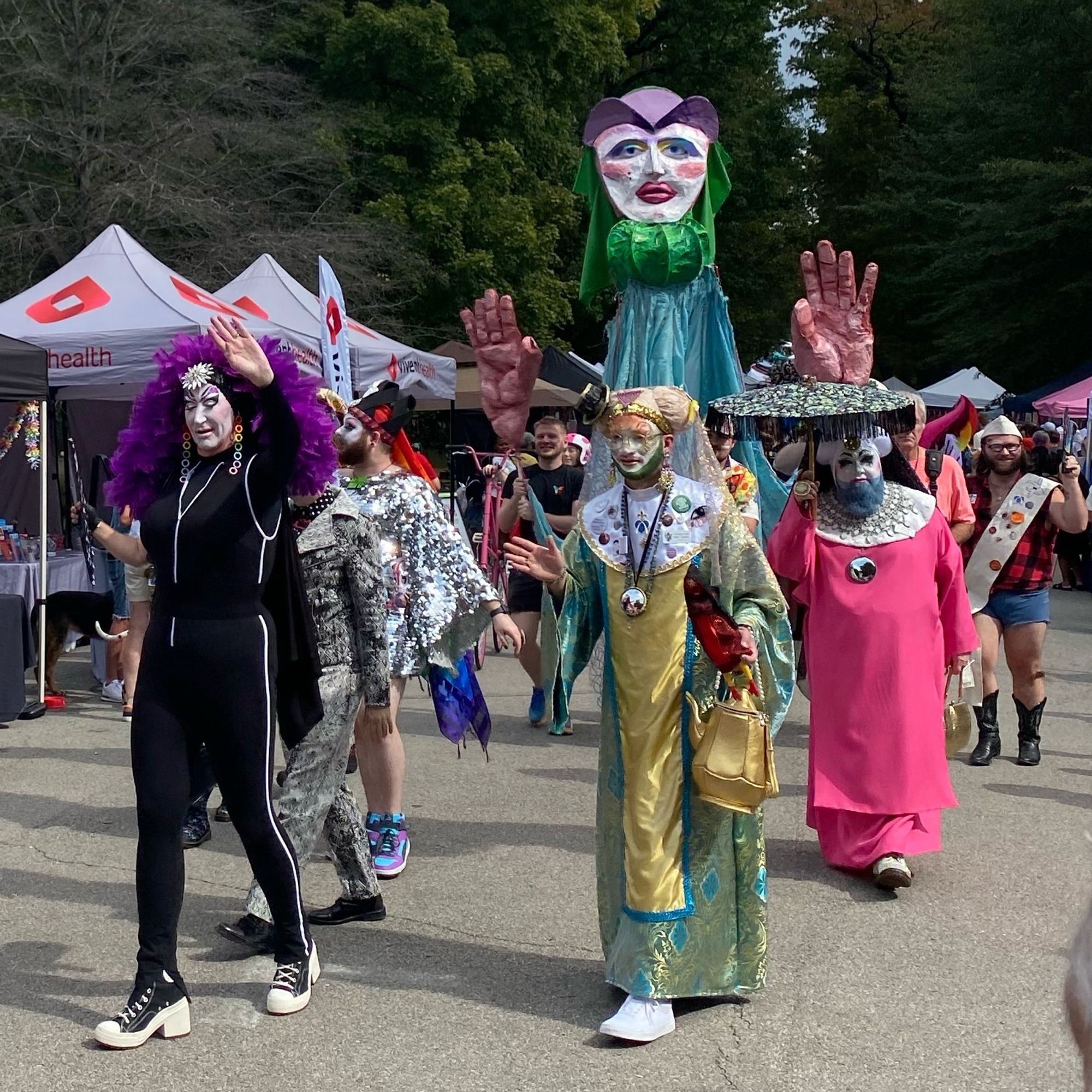 ran into our local chapter of the sisters of perpetual indulgence