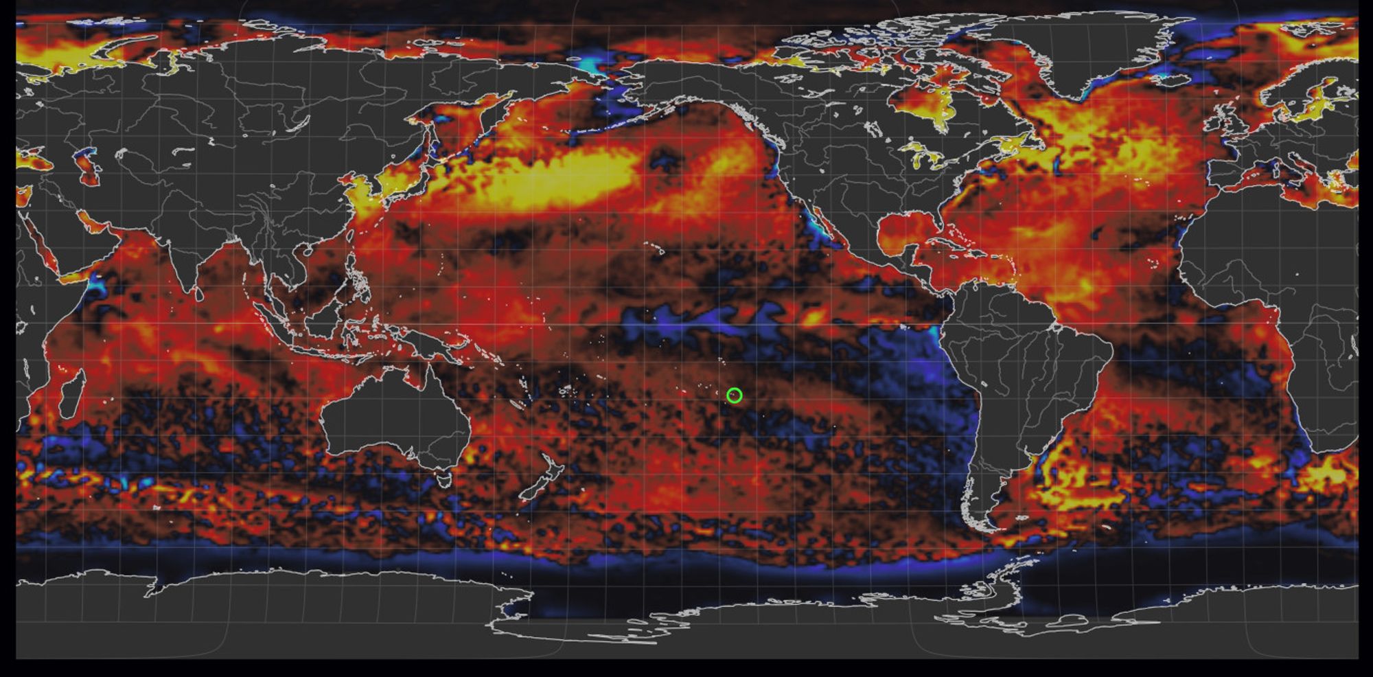 Marine heatwave situation - they cover currently large parts of the oceans while most other parts are too warm. Only marginal colder then normal regions exist anymore.

MHWs increase upper ocean stratification, and thereby a decline of upper mixed layer depth. This then leads to heat accumulating across the uppermost ocean layers. And if winds strengthen again e.g. during winter in the mid-latitudes a large part of this heat is released to the atmosphere. Likely, the intensity of MHWs decide on how much of the heat is released to the atmosphere and how much of it mixed downward. And with the ongoing intensification of MHW an increasing part of their heat will be released to the atmosphere - higher SSTs increase stratification and thereby the amount of heat that can be mixed downward during phases of stronger winds - e.g. a low pressure system moving across a MHW terminating it.