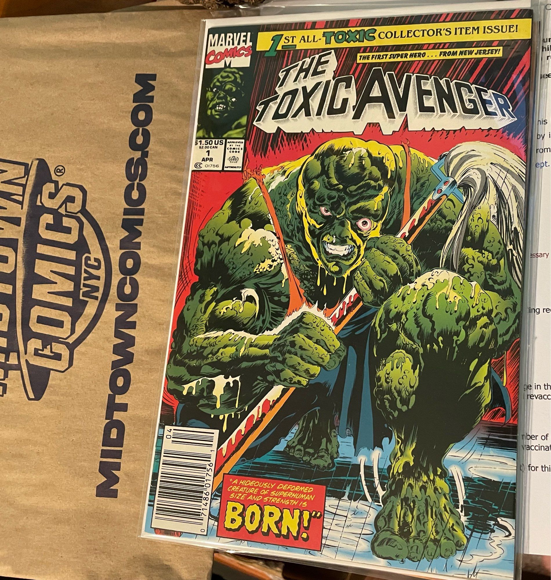 The Marvel Toxic Avenger 1 picked up to hold me over