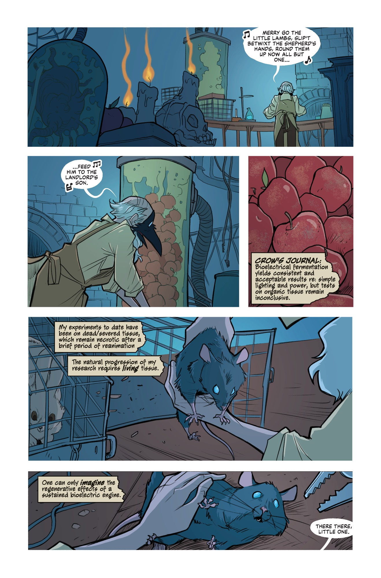 A page from the Venture to the Vile anthology