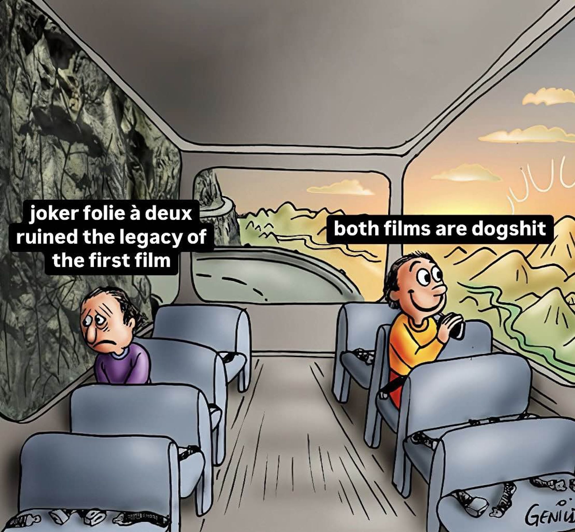 joker folie a deux ruined the legacy of the first film 

both films are dogshit