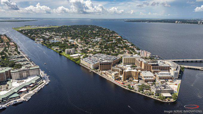 aerial view of tampa general hospital