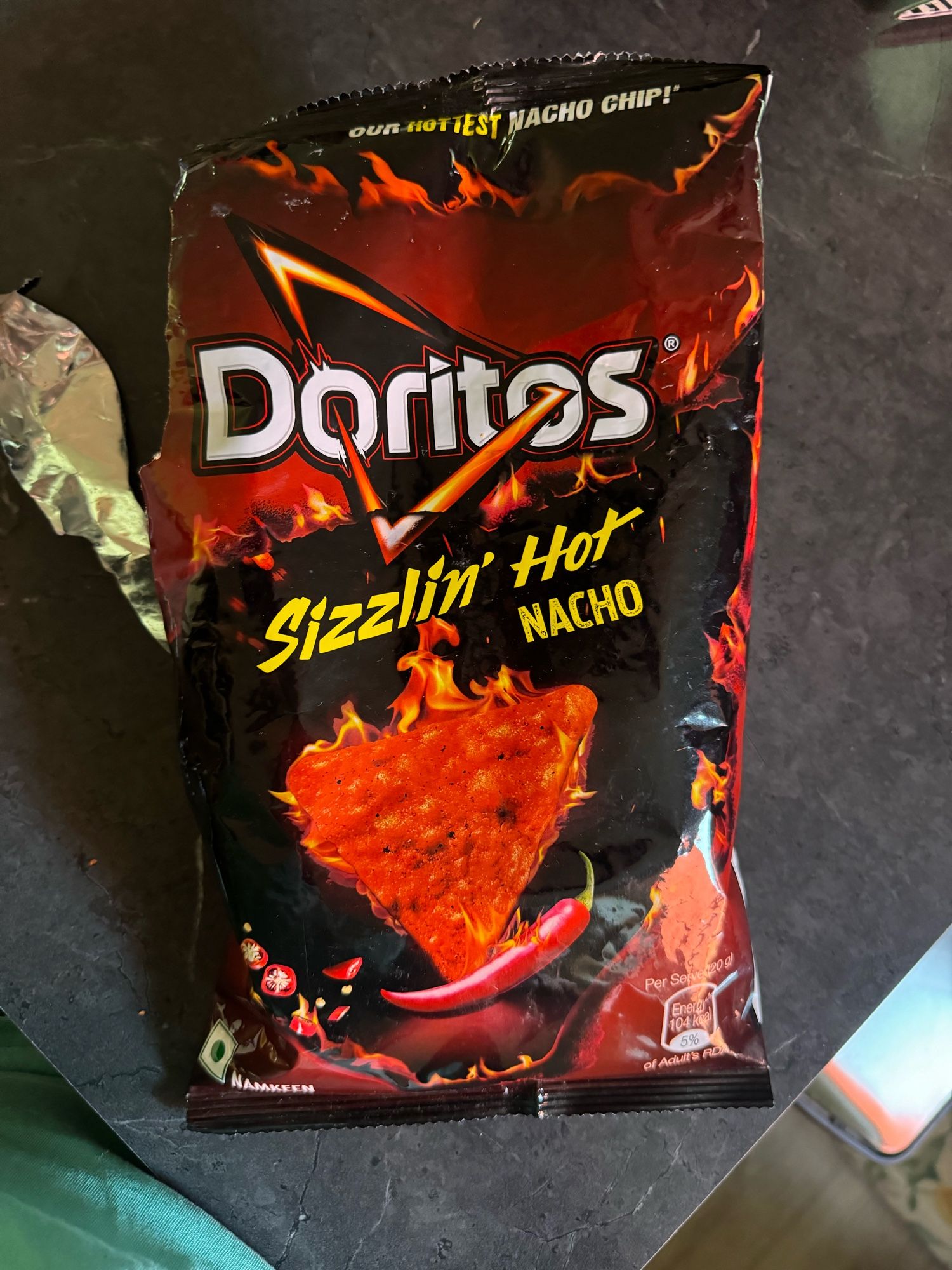 Doritos Sizzlin’ Hot Nacho