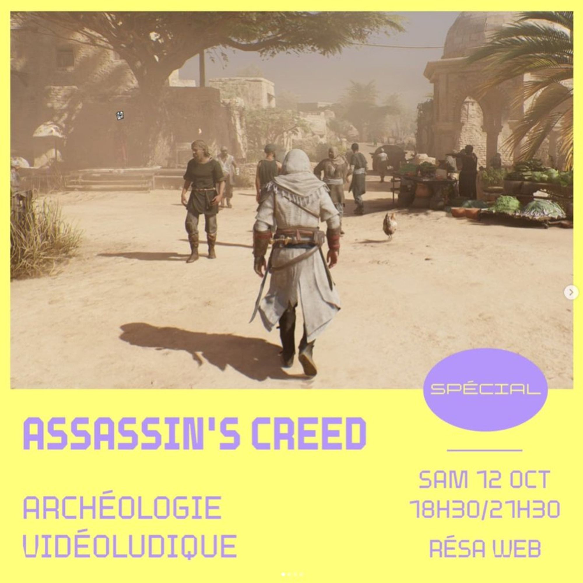 Événement Assassin's Creed organisé le 12 octobre à la Forêt électrique à Toulouse à partir de 18h30