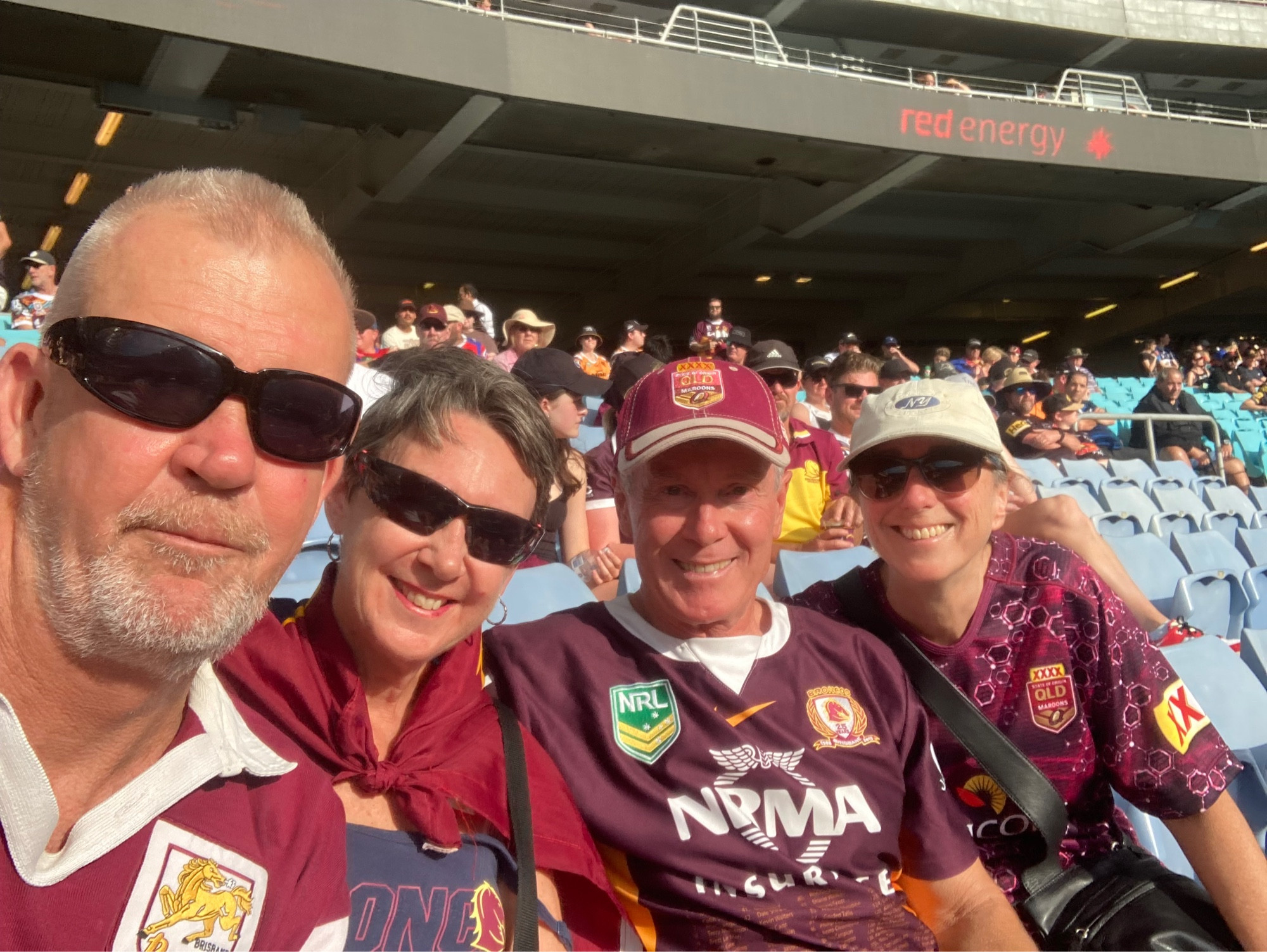 In the stands for NRL Grand Final