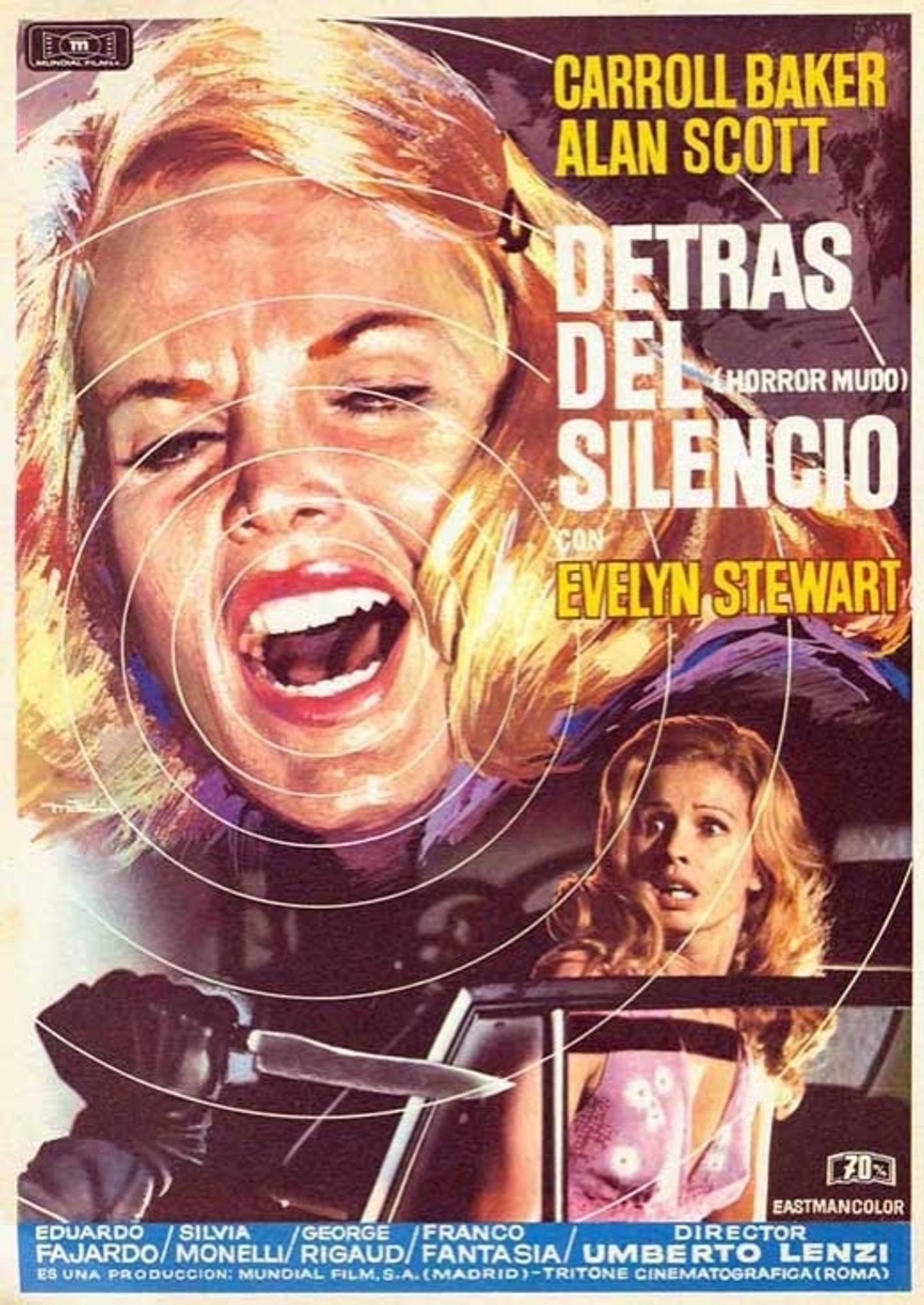 Spanish movie poster for Knife of Ice, 1972