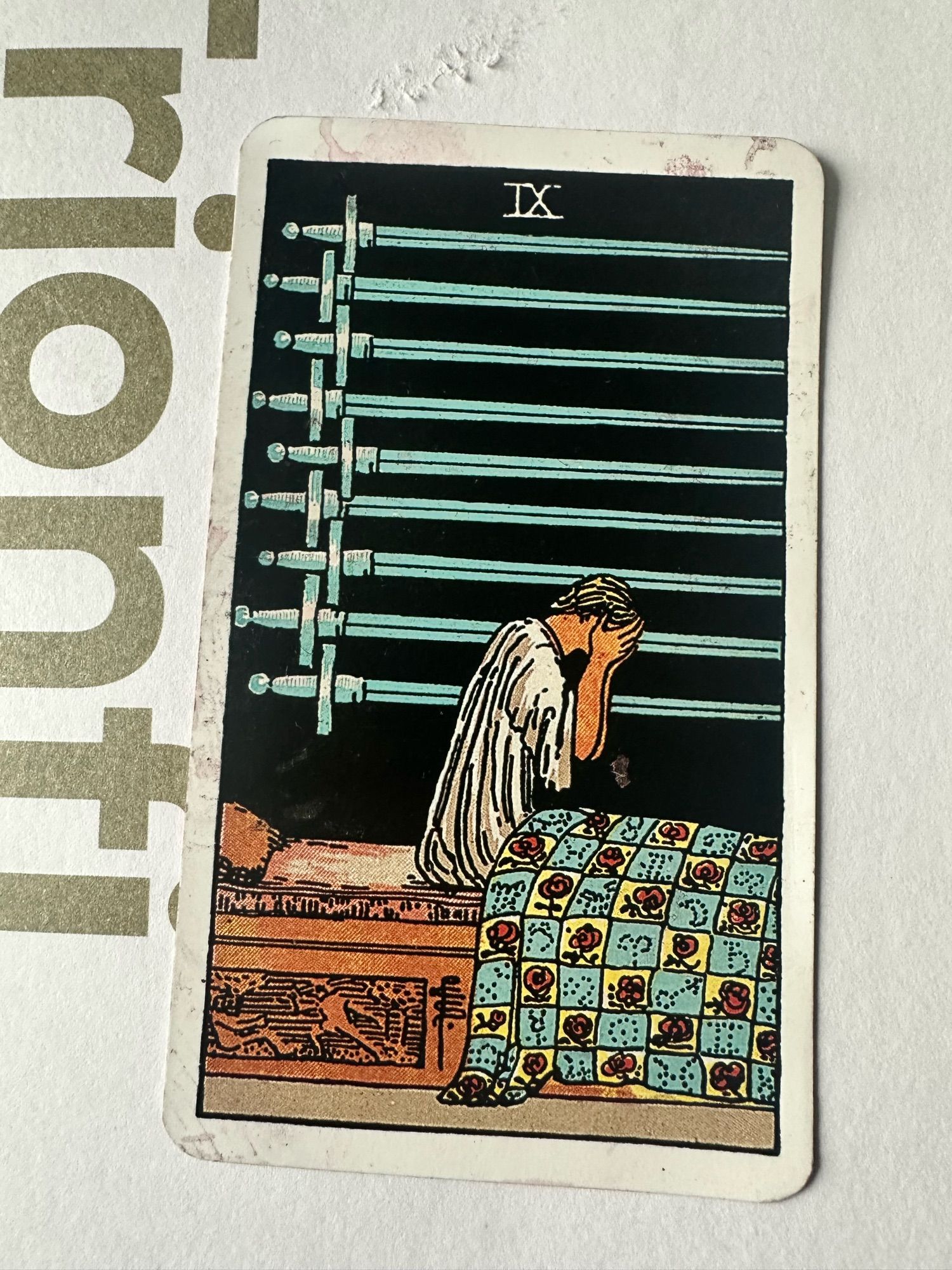 Tarot Karte IX auf Trionfi Programmheft