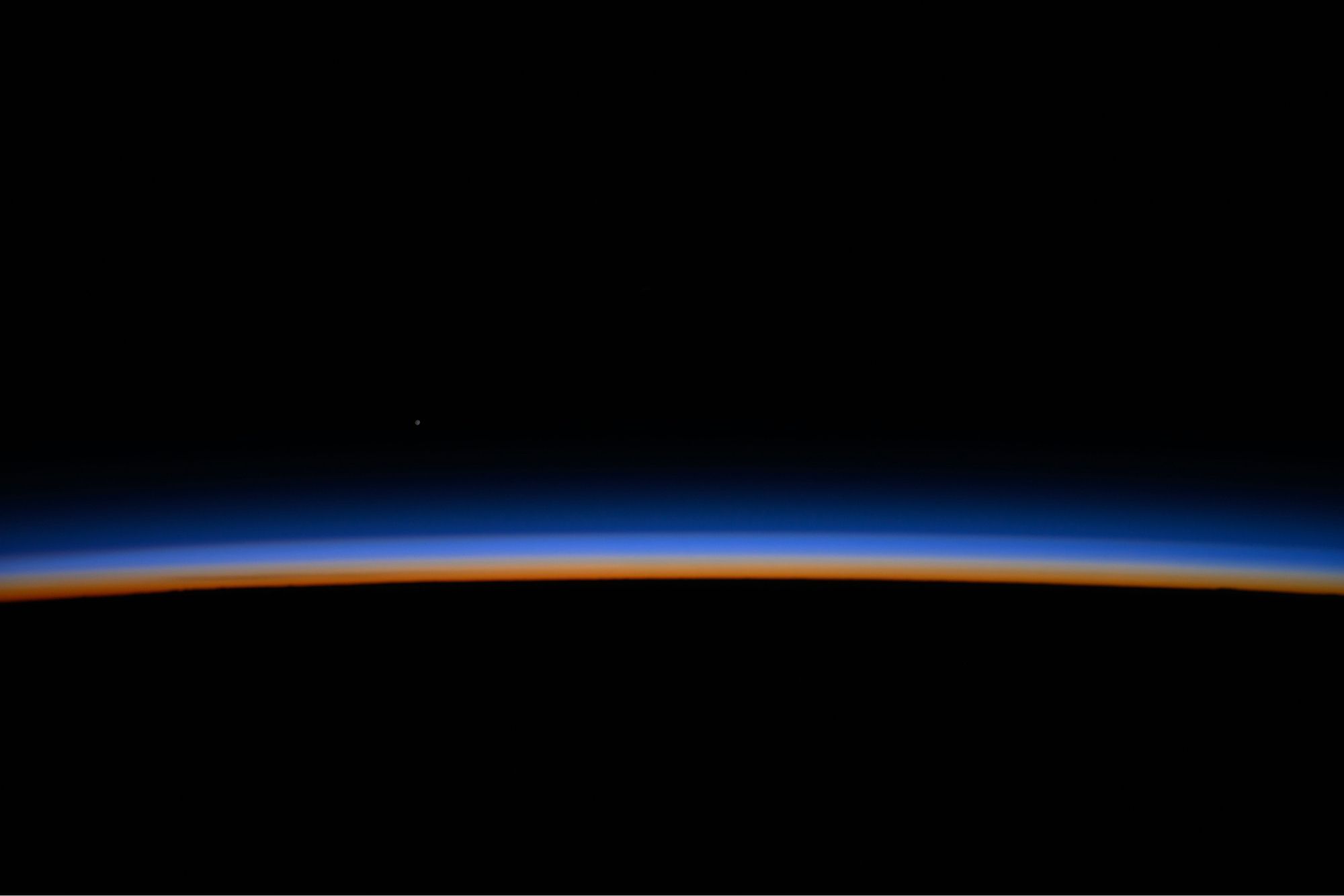 Sunset from the ||+|| on 6 Jul 2024 at 16:18:58 GMT, near Mumbai. Taken by a NASA astronaut with NikonZ9, 140-mm, 1/500 sec, ISO800