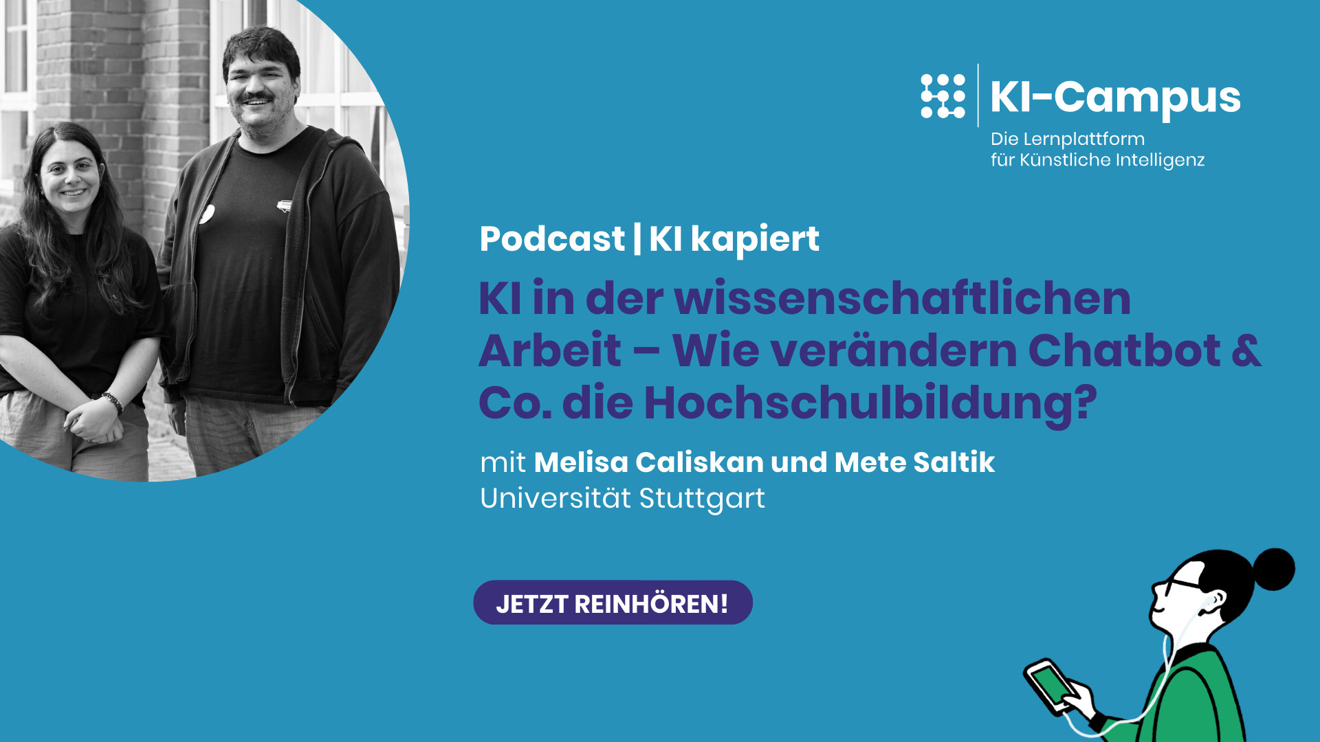 Podcast KI kapiert: KI in der wissenschaftlichen Arbeit