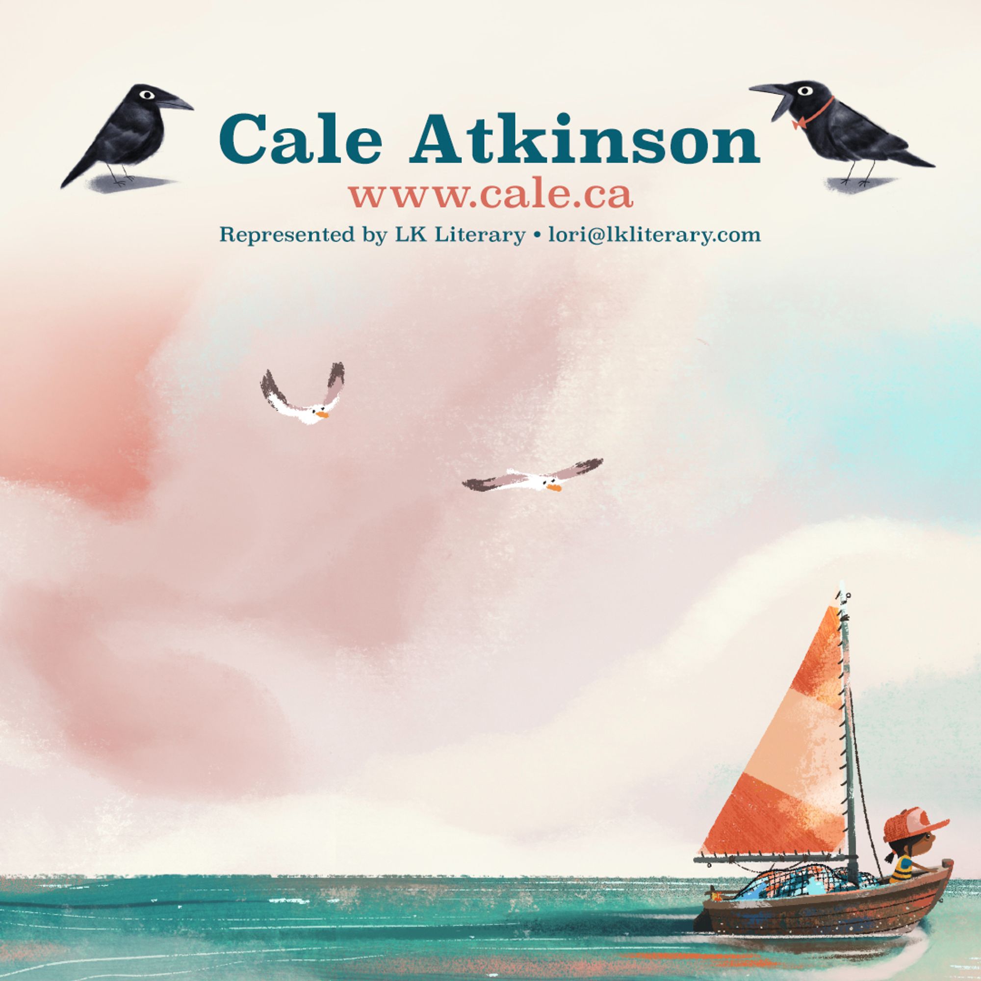 Image of girl in sailboat from the picture book 'Off and Away'
Published by Hachette Books