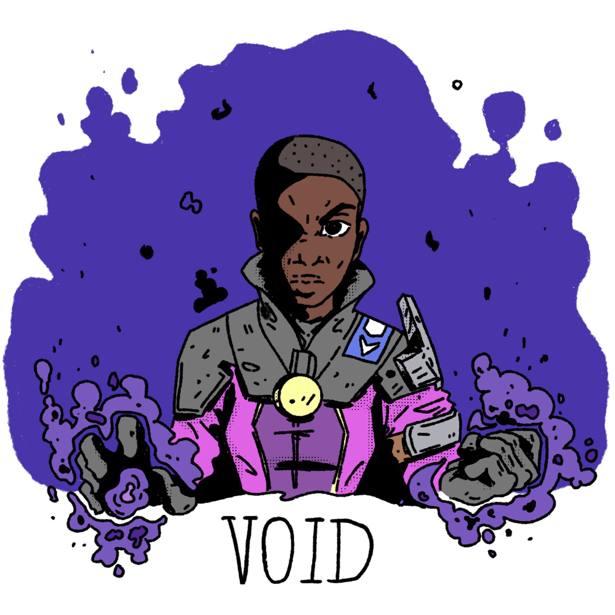 Fan art of Ikora Rey from the video fame Destiny 2