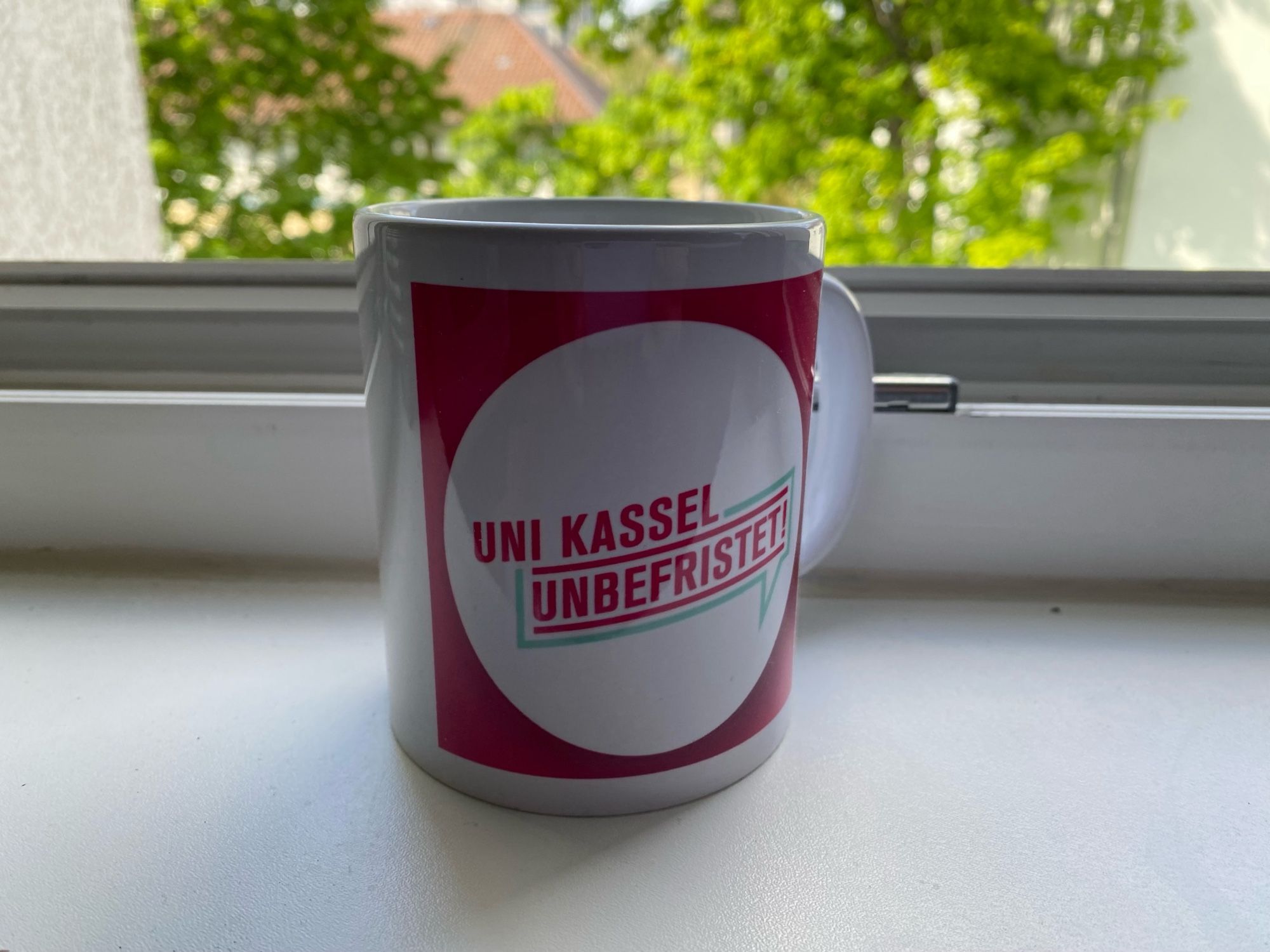 Tasse mit UniKasselUnbefristet