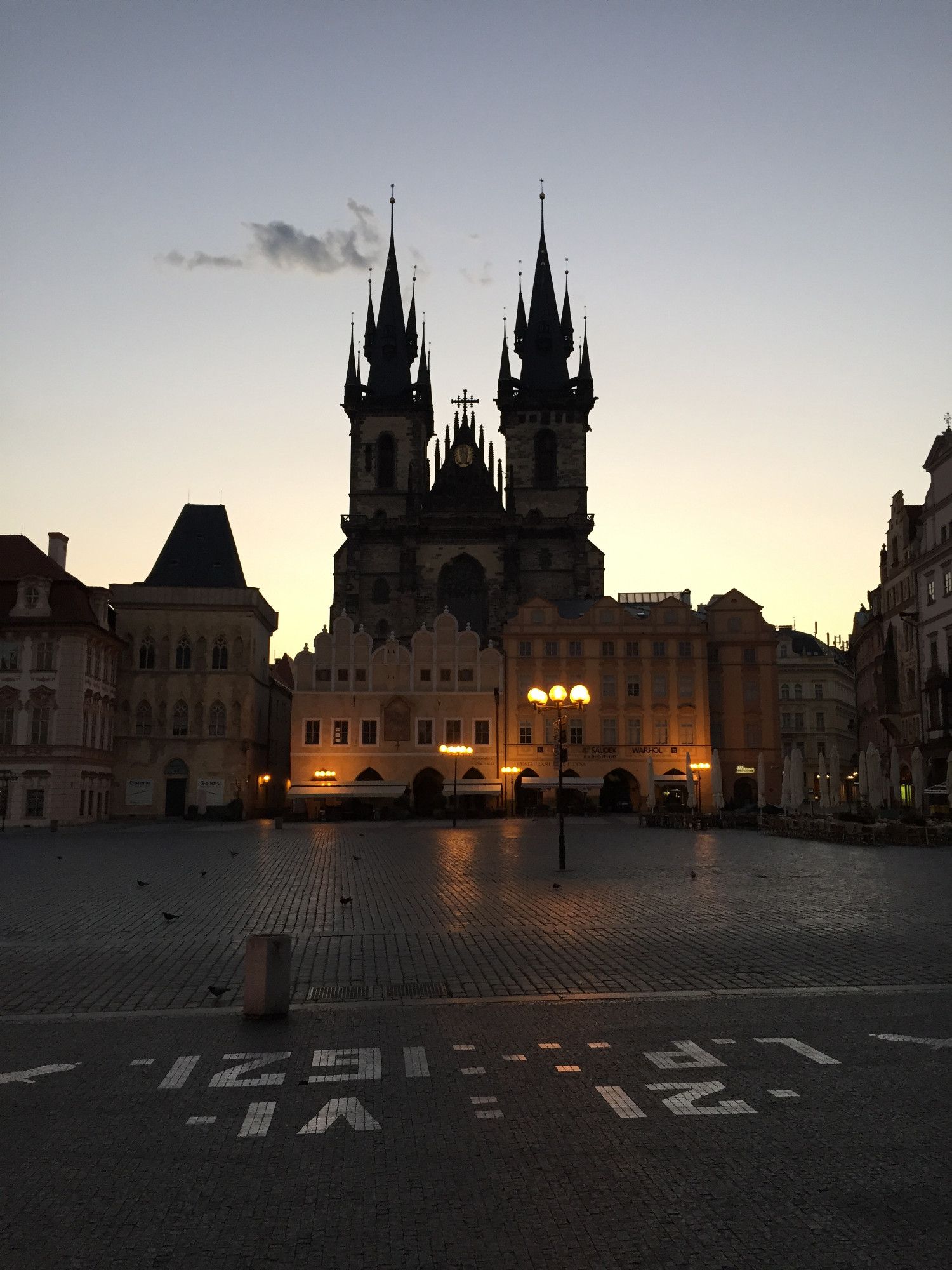 Church of Our Lady before Týn. Prague.
Morning golden hour