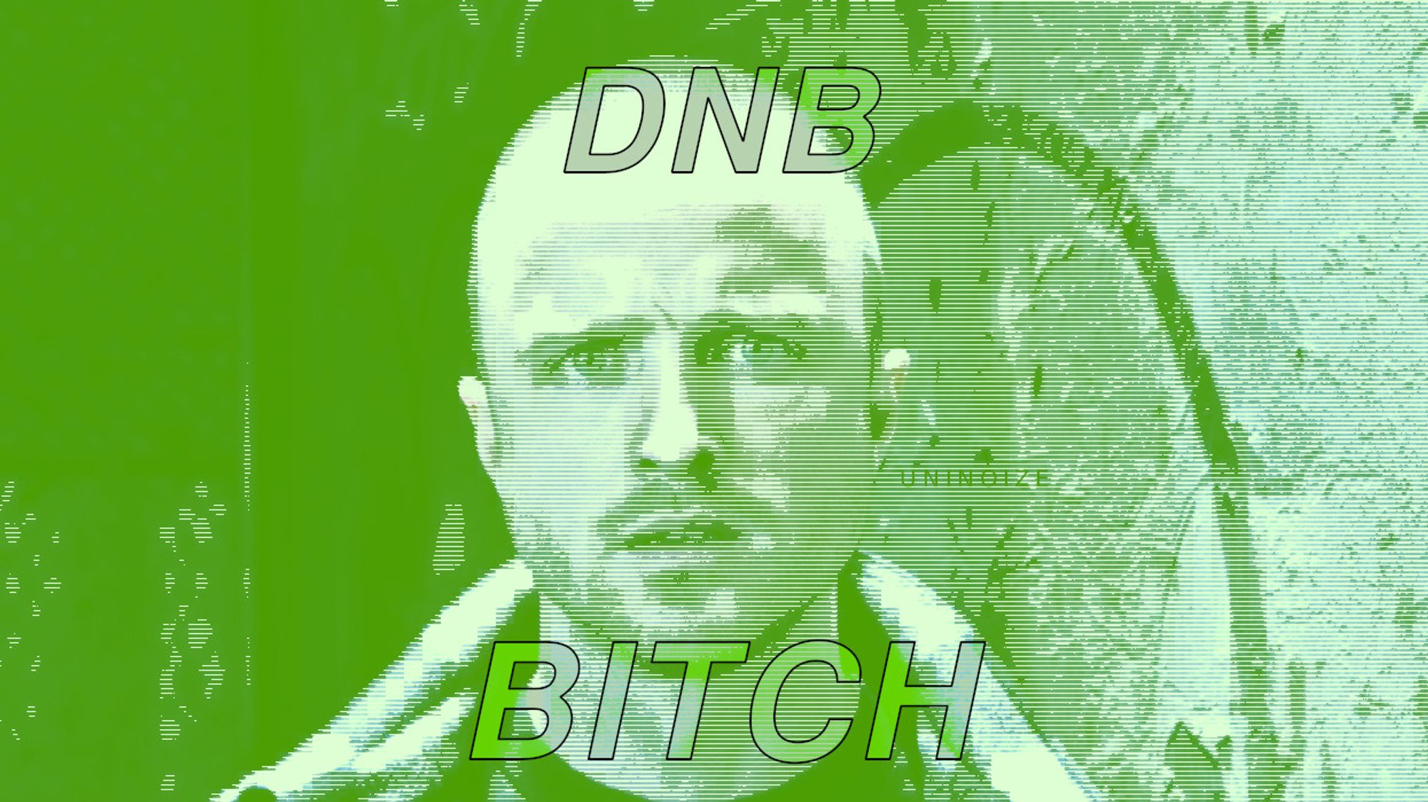 Cover art: Jesse Pinkman from Breaking Bad with the words DNB BITCH