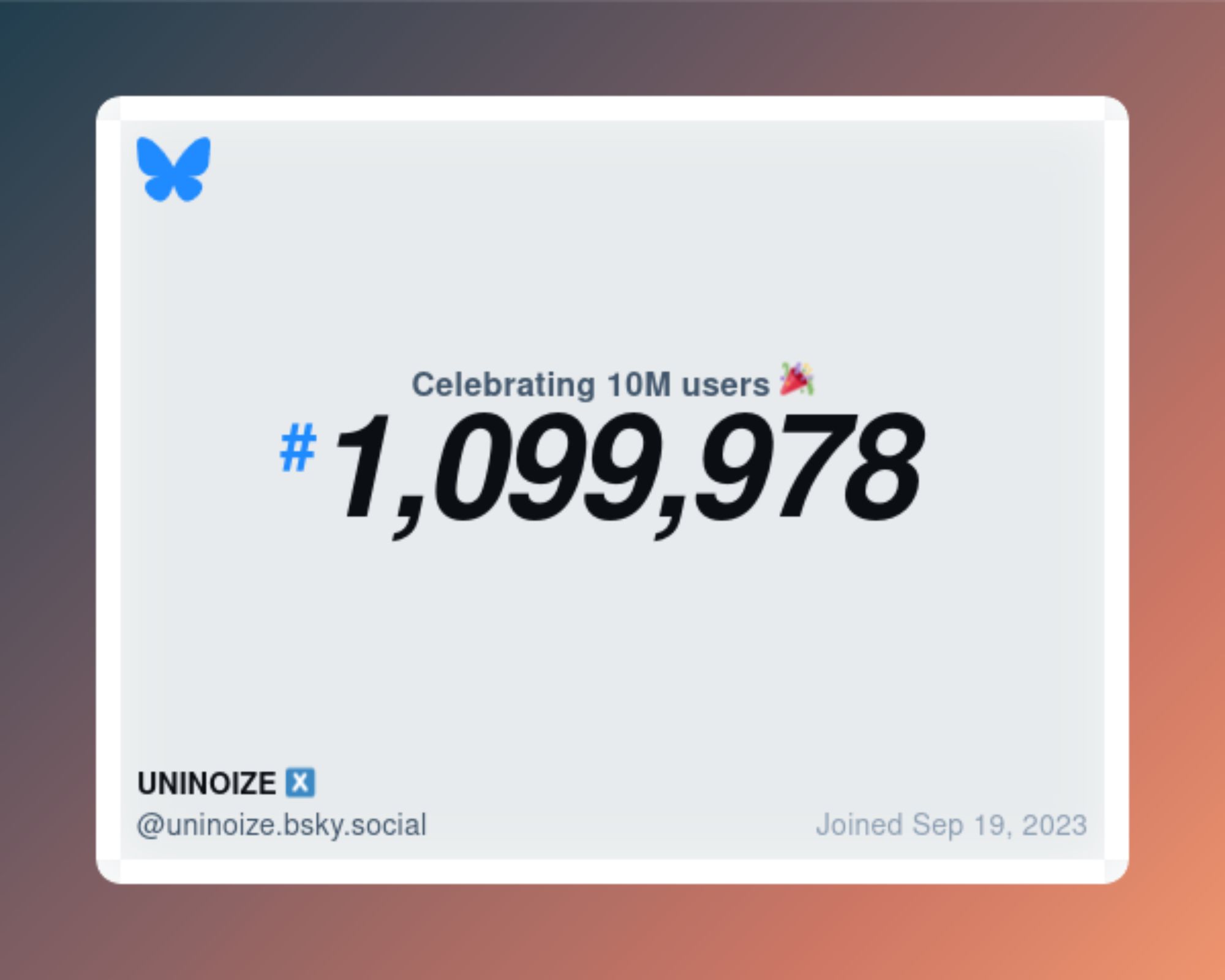 UNINOIZE #1,099,978