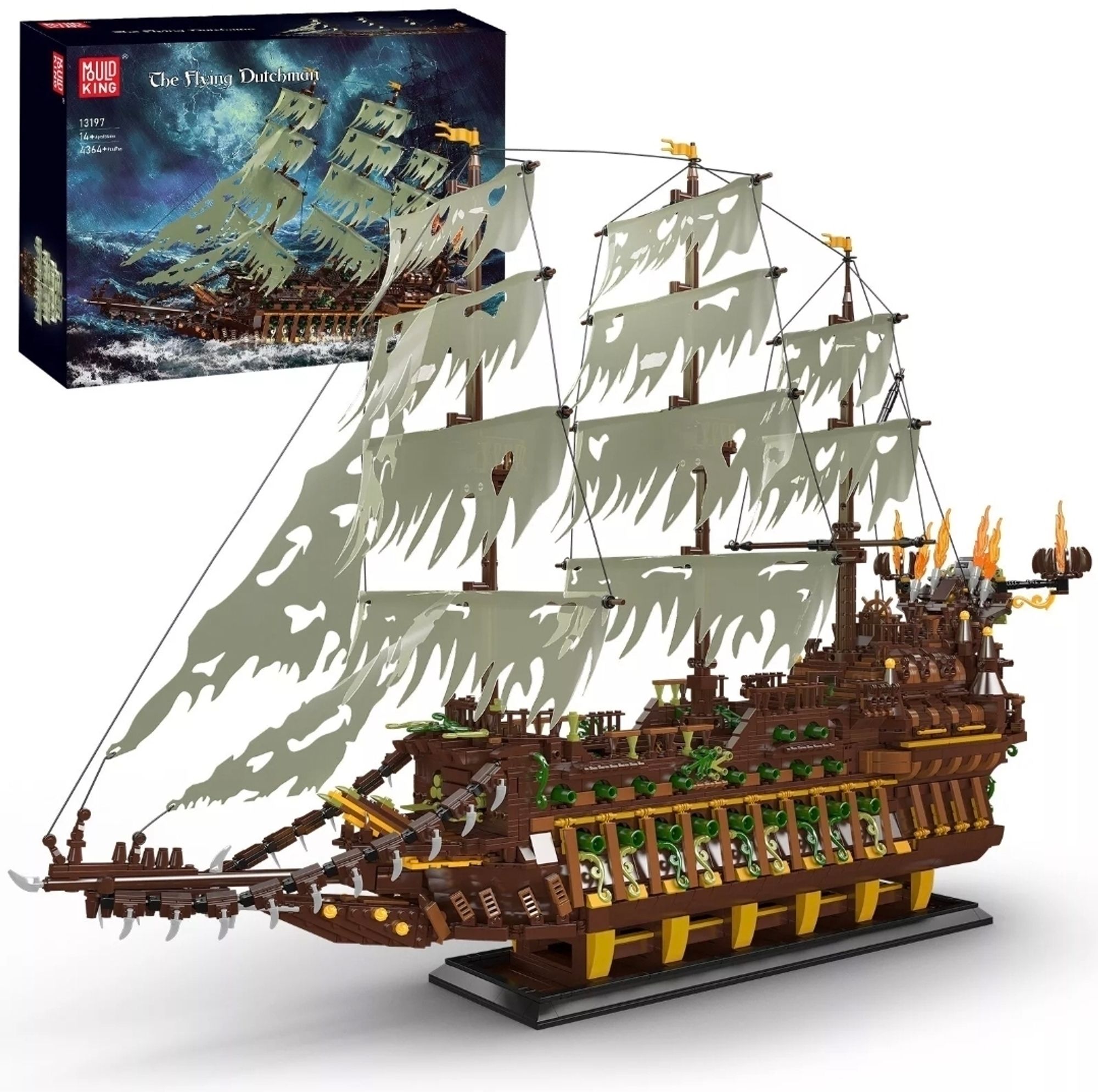 Bild vom Klemmbausteinset 

Flying Dutchman
von Mould King

3653 Teile

Länge x Breite x Höhe
85cm x 15cm x 60cm