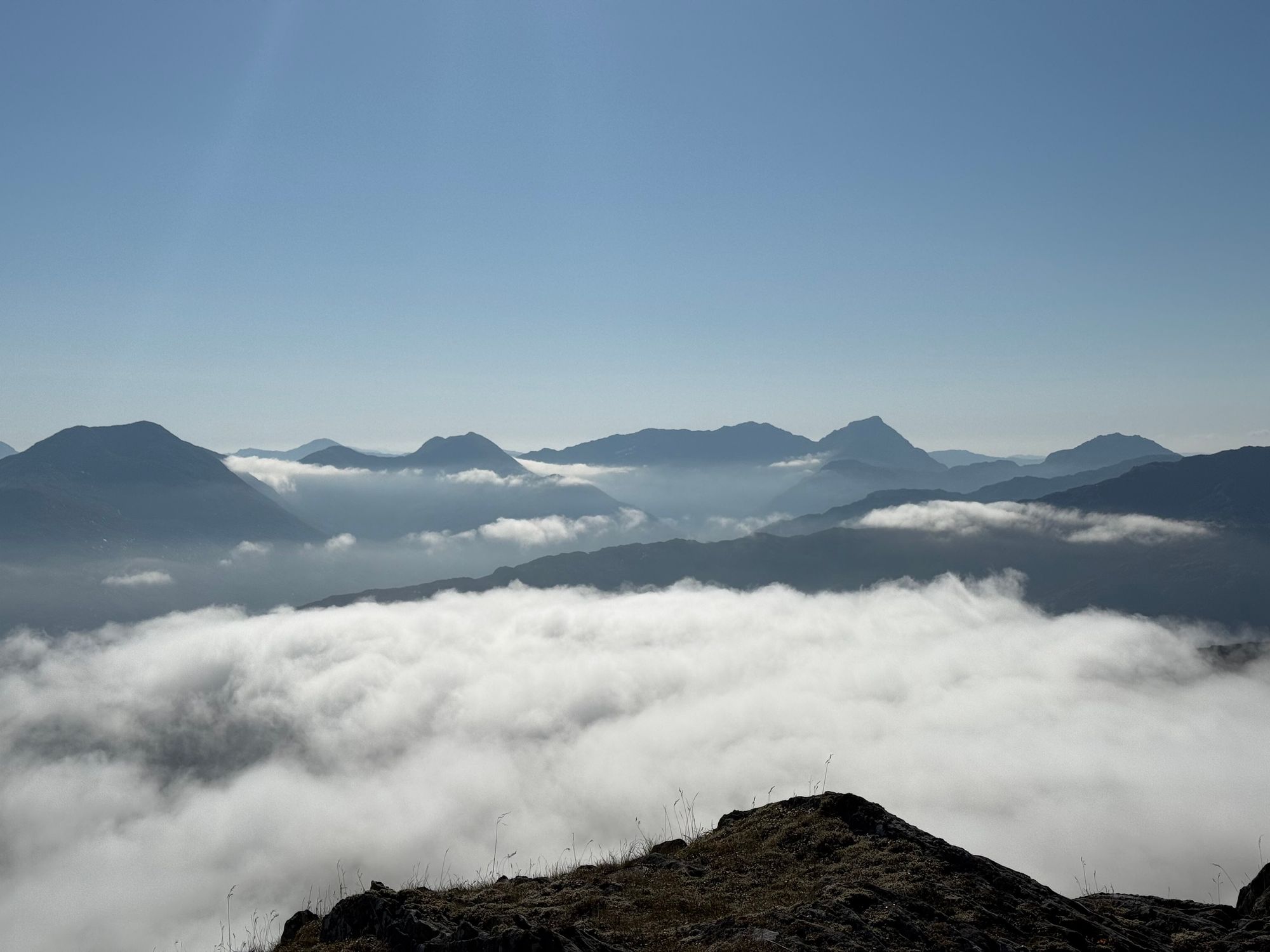 More clouds and peaks 