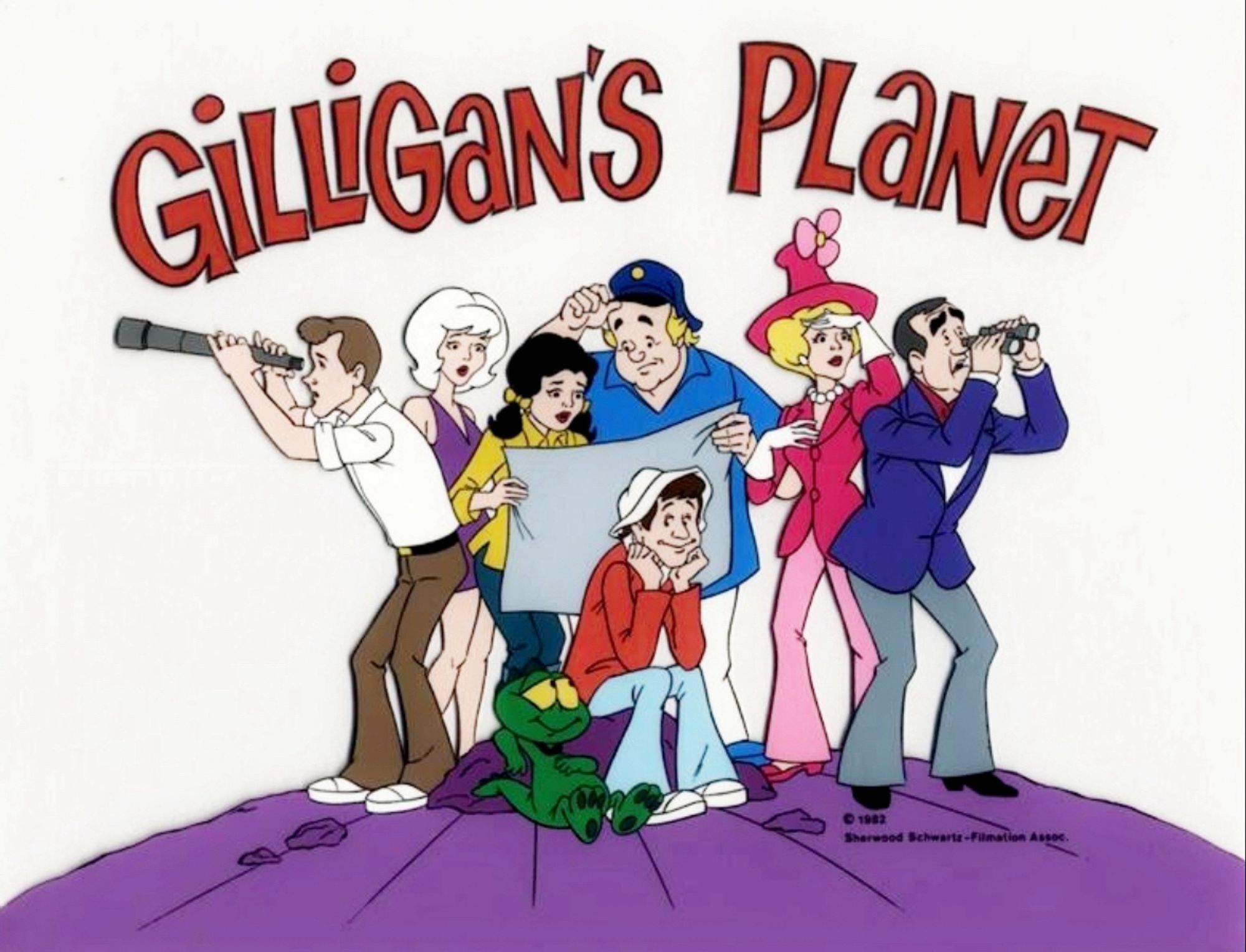 GILLIGAN’S PLANET, with Gilligan, the Skipper, the Millionaire and his… oh you know the rest.