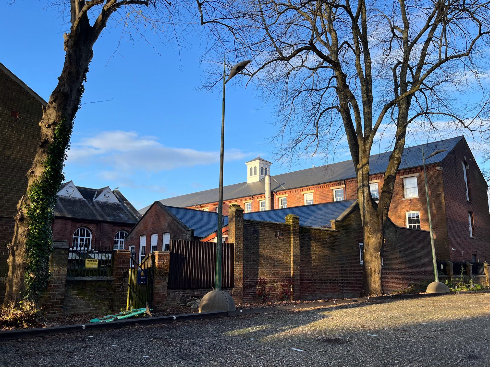 The former workhouse.