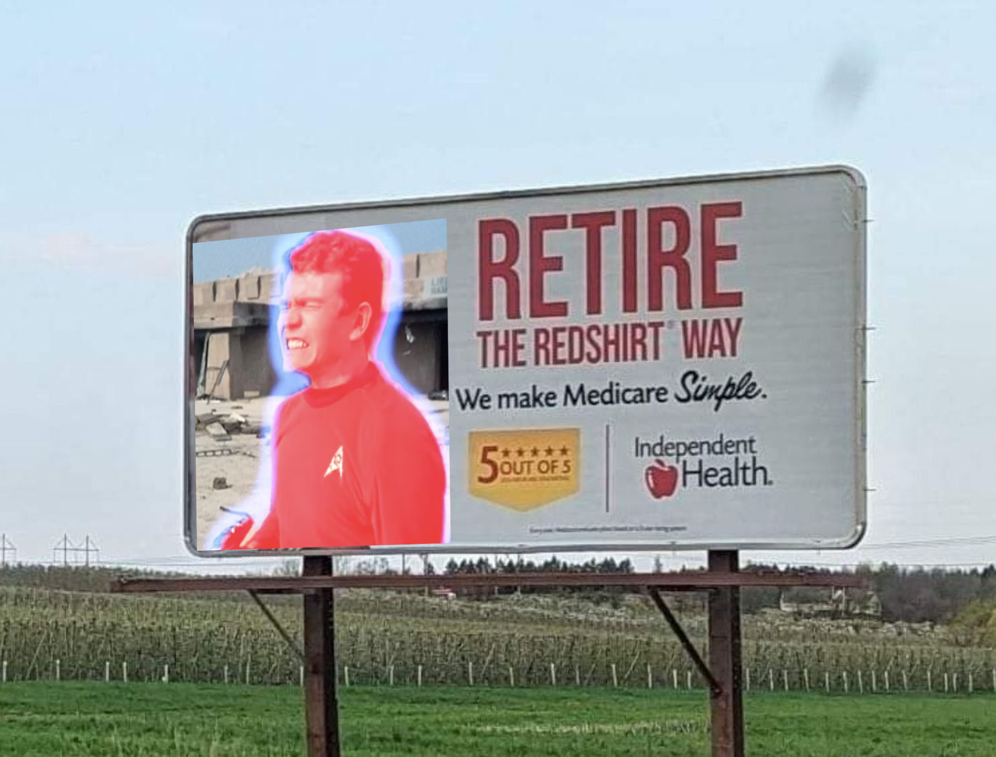 Retire the Star Trek redshirt way