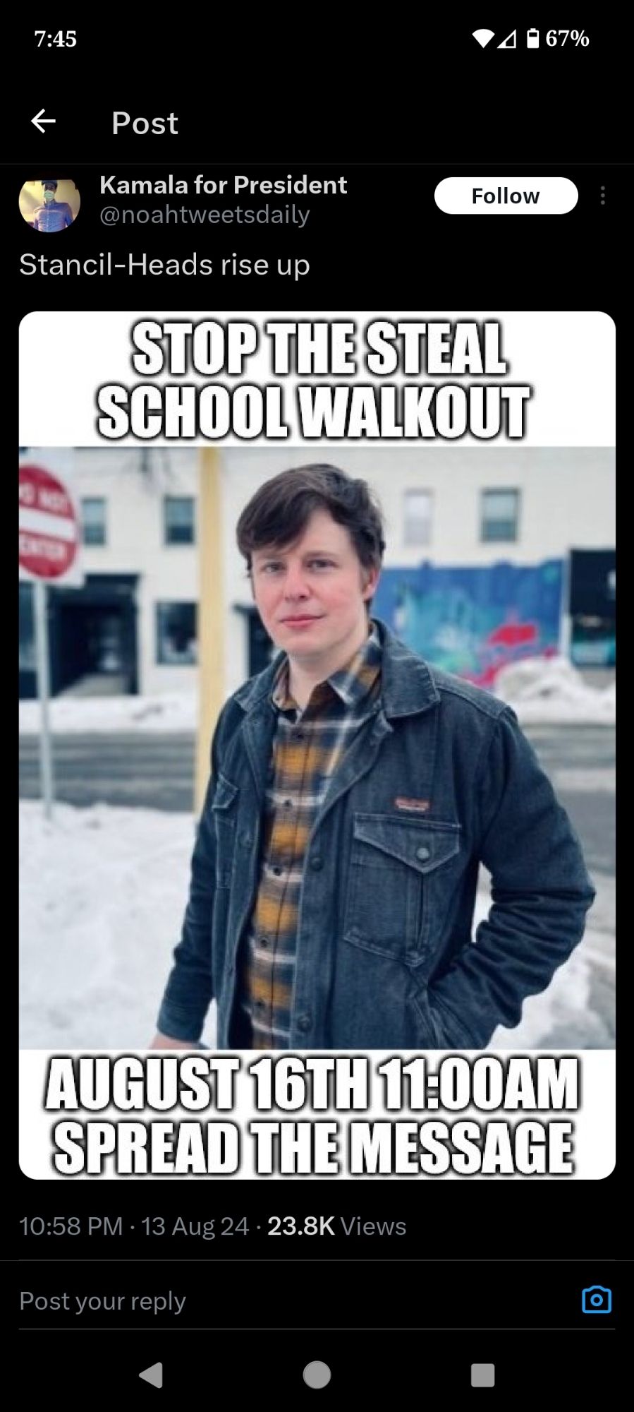 Stop the Steal School Walkout