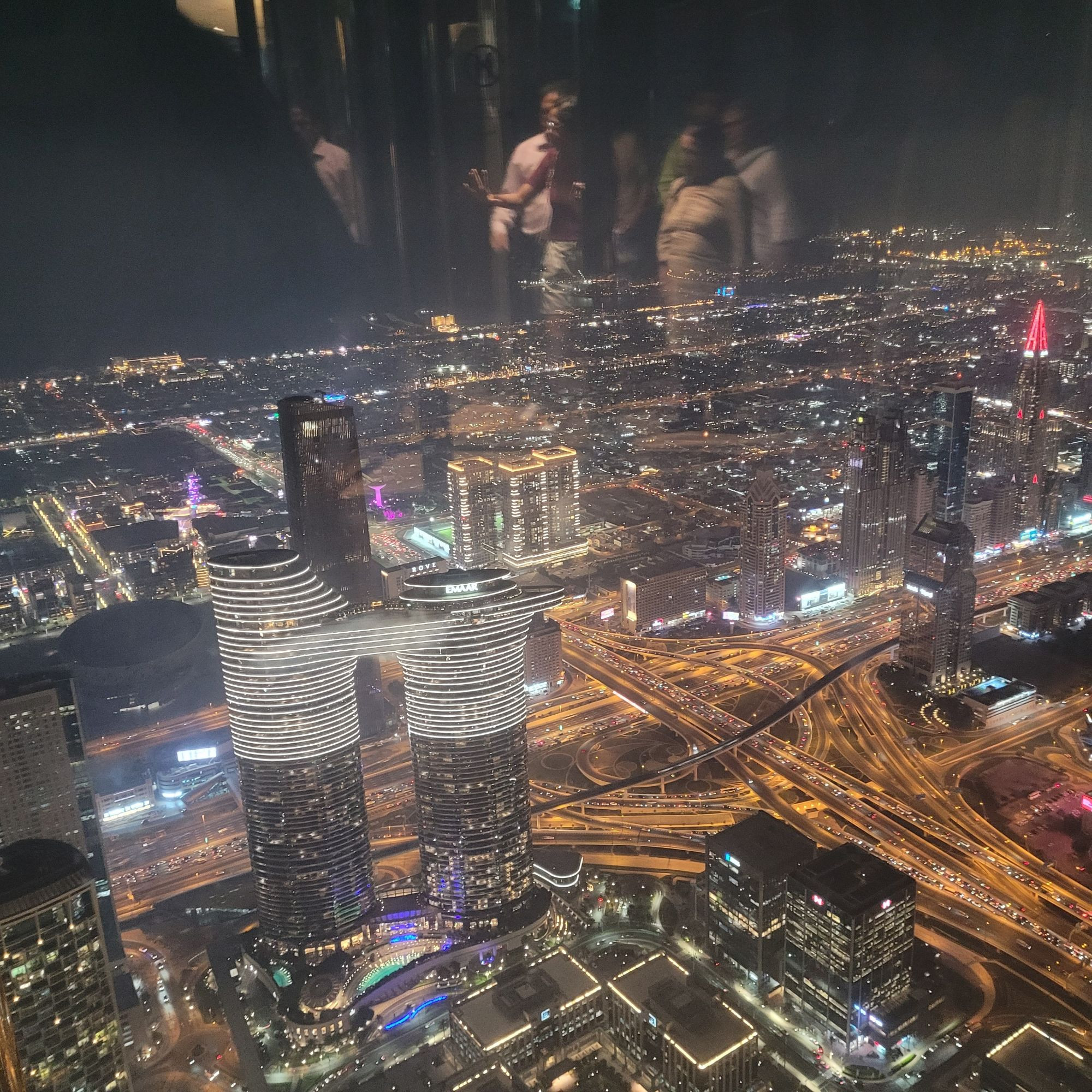 The view from the Burj Khalifa.