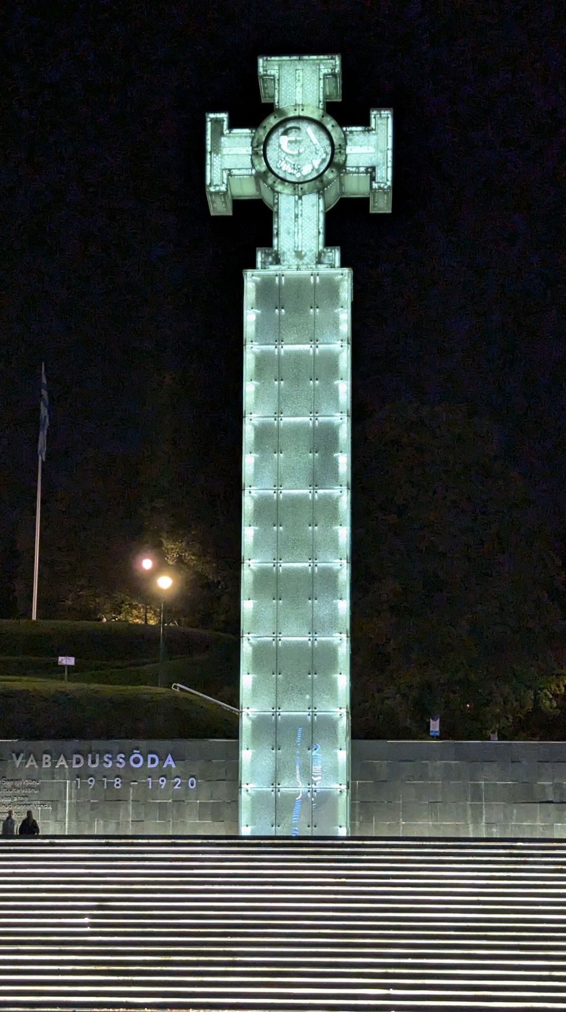 The independence monument in Freedom Square cost Estonia €8.5m and they have since spent nearly €3m making repairs as the glass keeps cracking in winter