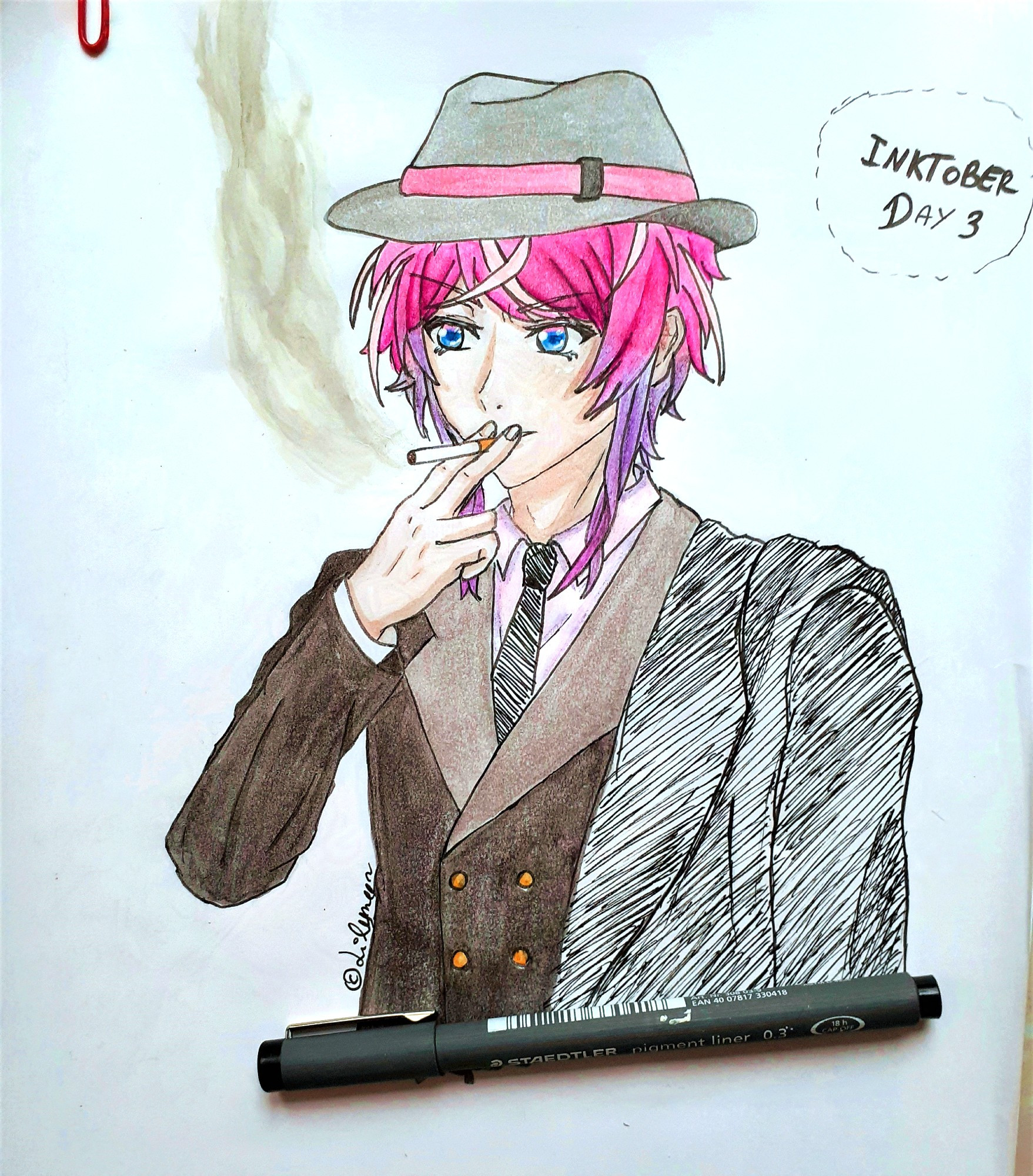 Hypnosis Mic, Hypmic, Ramuda Amemura, Easy R, anime, manga, fling posse, art, fanart, illustration, traditional art