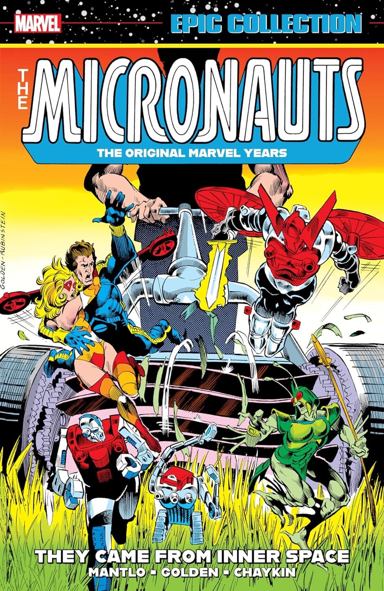 Cover to MICRONAUTS EPIC COLLECTION: THE ORIGINAL MARVEL YEARS - THEY CAME FROM INNER SPACE.